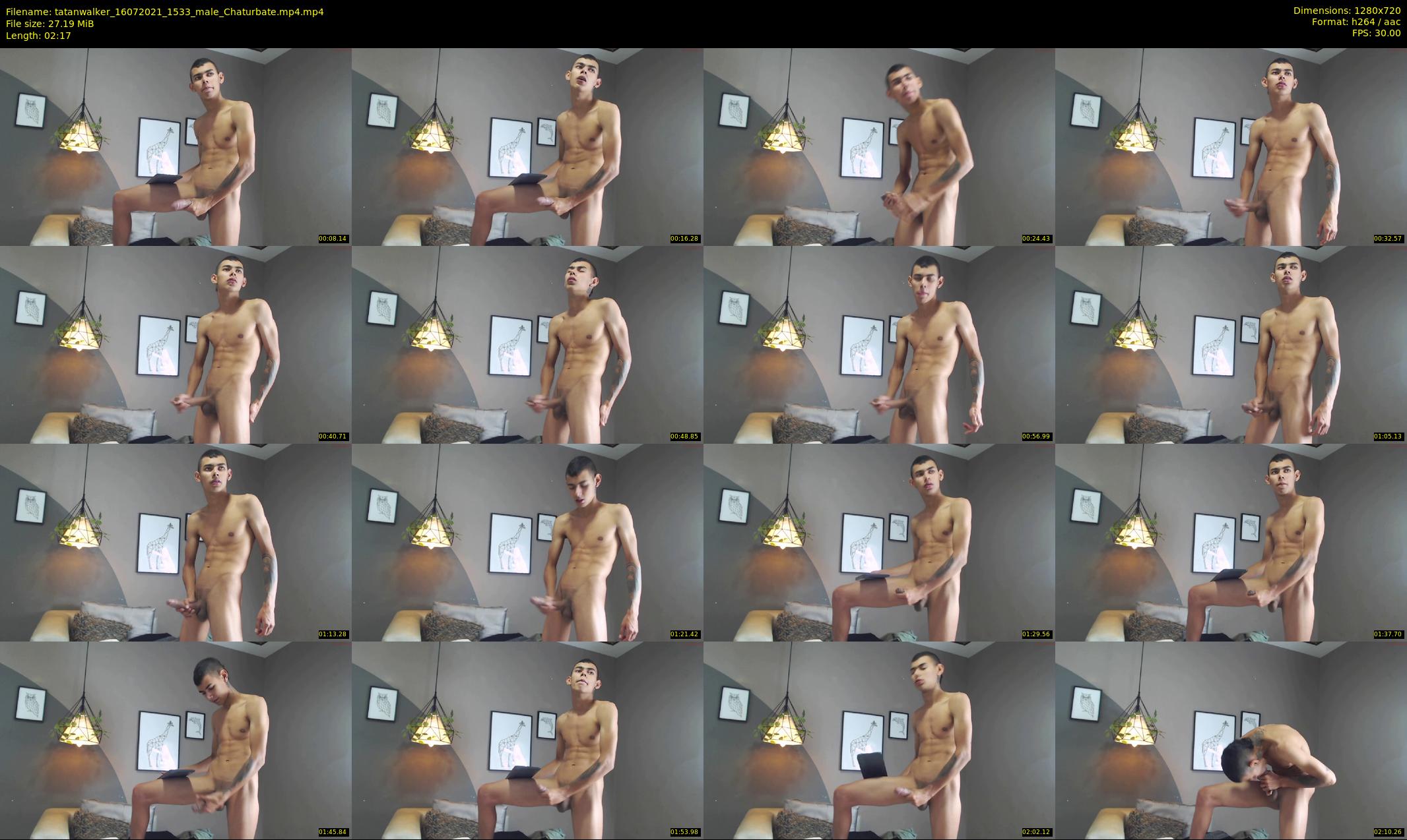 tatanwalker — 3 minute Chaturbate male cam show recording, 720p, Jul 16, 2021