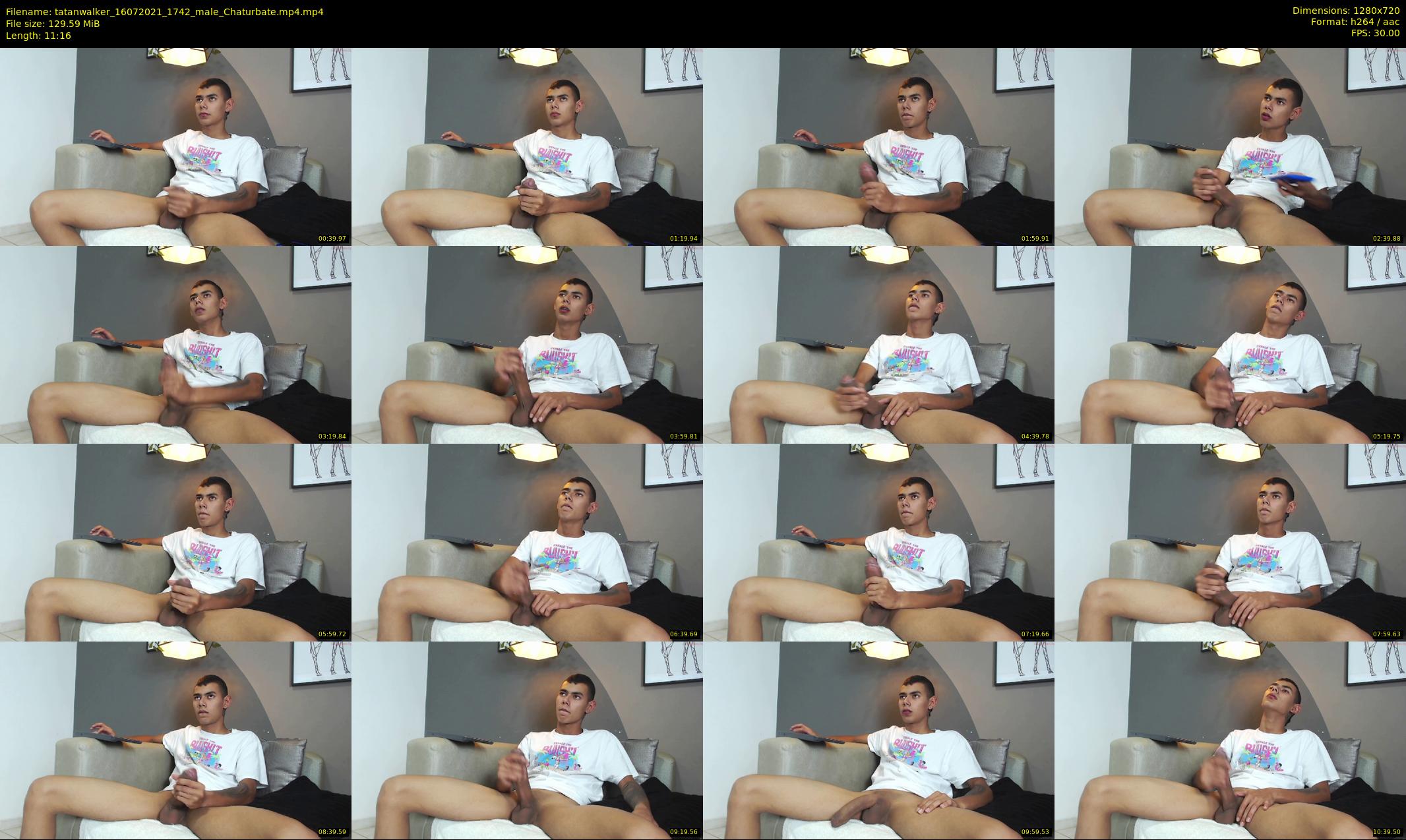 tatanwalker — 12 minute Chaturbate male cam show recording, 720p, Jul 16, 2021