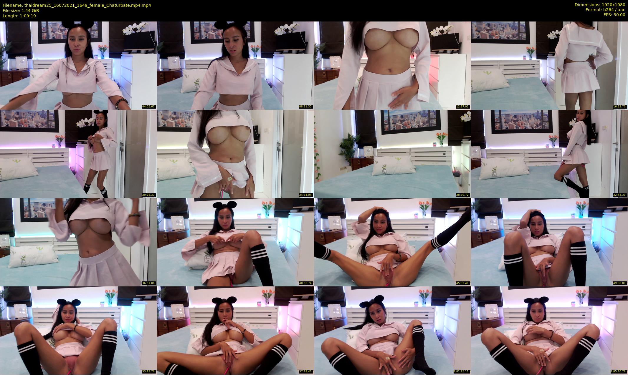 thaidream25 — 70 minute Chaturbate female cam show recording, 1080p, Jul 16, 2021