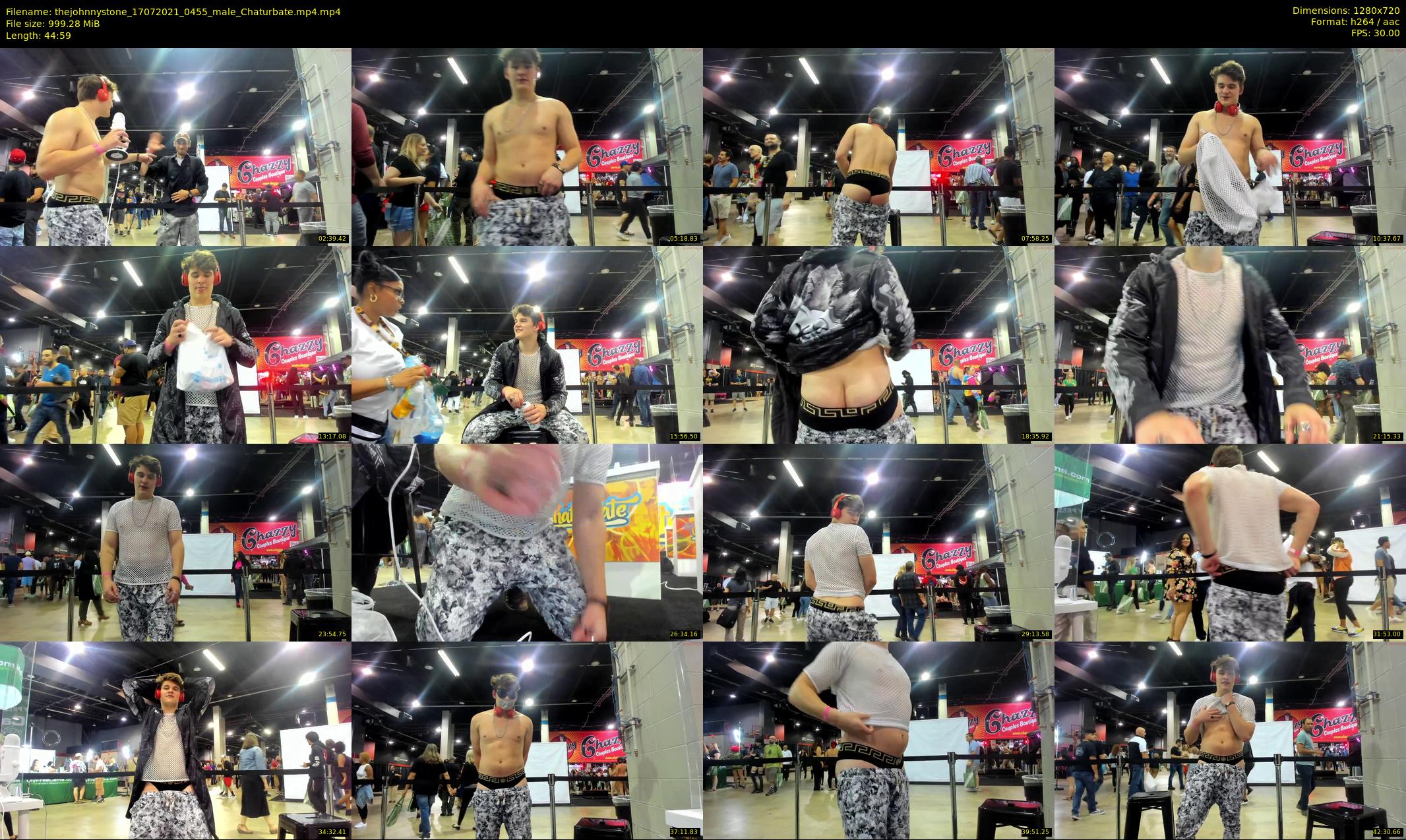 thejohnnystone — 45 minute Chaturbate male cam show recording, 720p, Jul 17, 2021