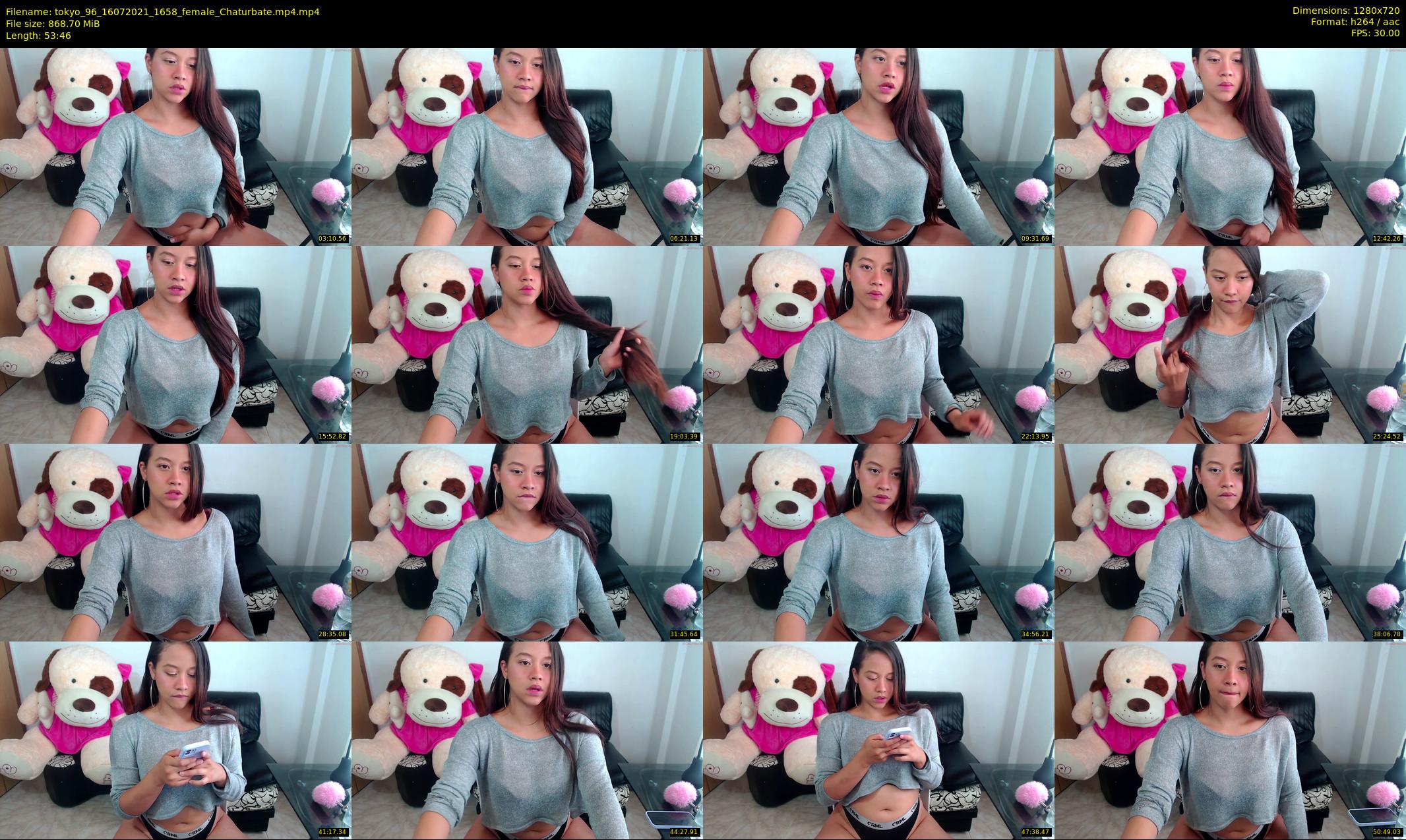 tokyo_96 — 54 minute Chaturbate female cam show recording, 720p, Jul 16, 2021