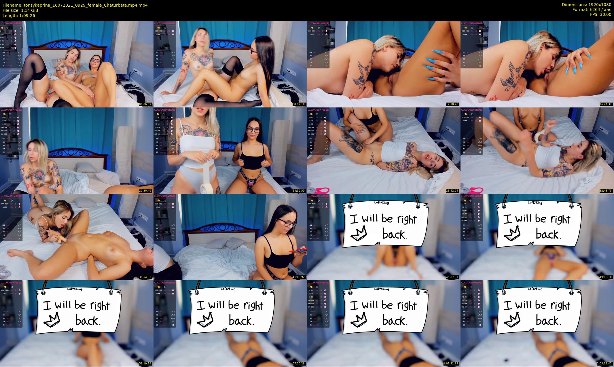 tonsykaprina — 70 minute Chaturbate couple cam show recording, 1080p, Jul 16, 2021
