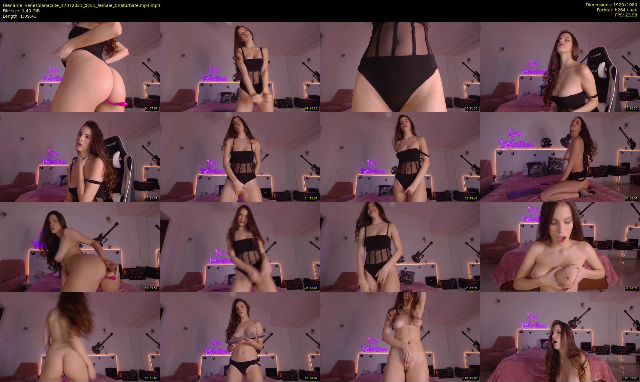 venezolanacute — 70 minute Chaturbate female cam show recording, 1080p, Jul 17, 2021