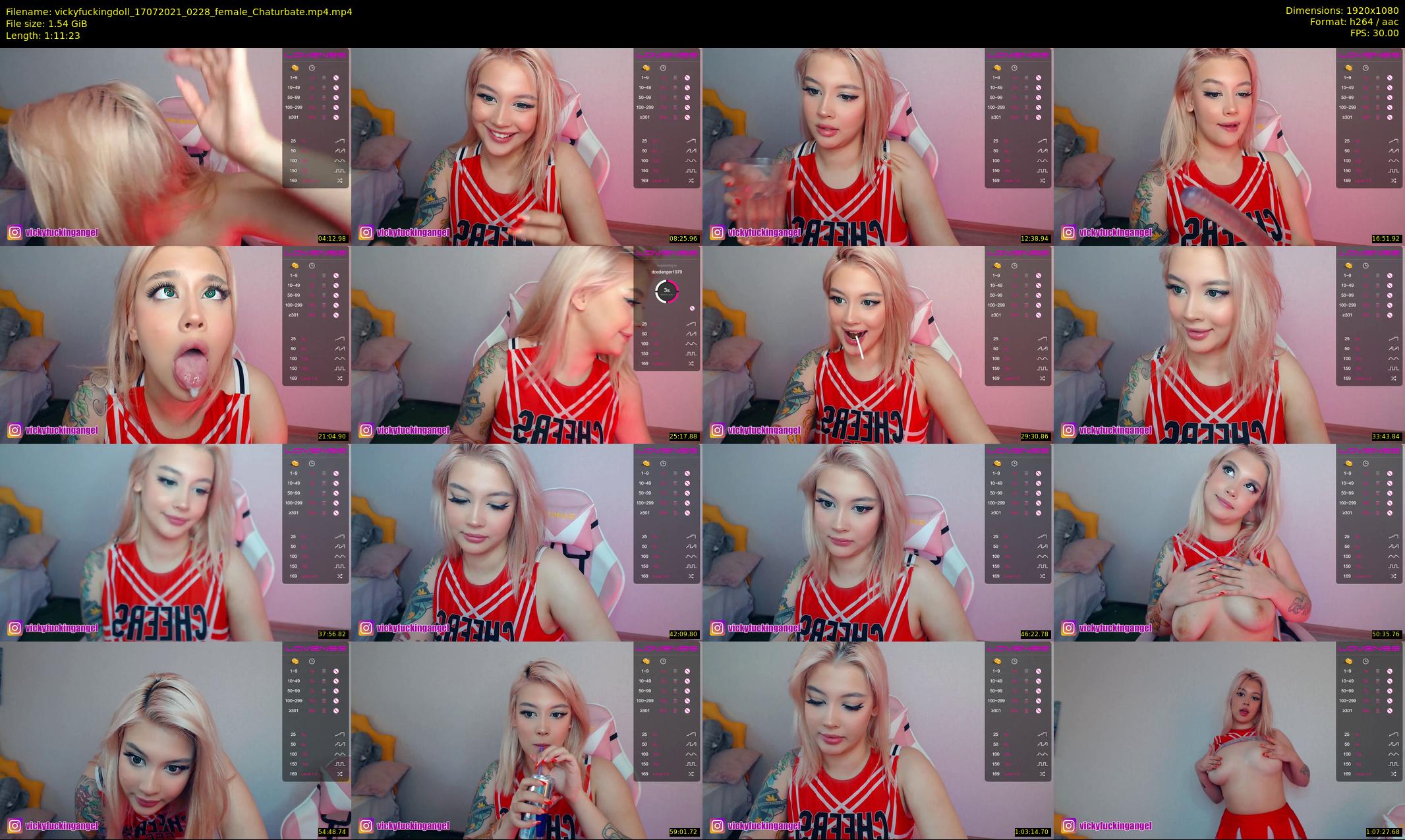 vickyfuckingdoll — 72 minute Chaturbate female cam show recording, 1080p, Jul 17, 2021