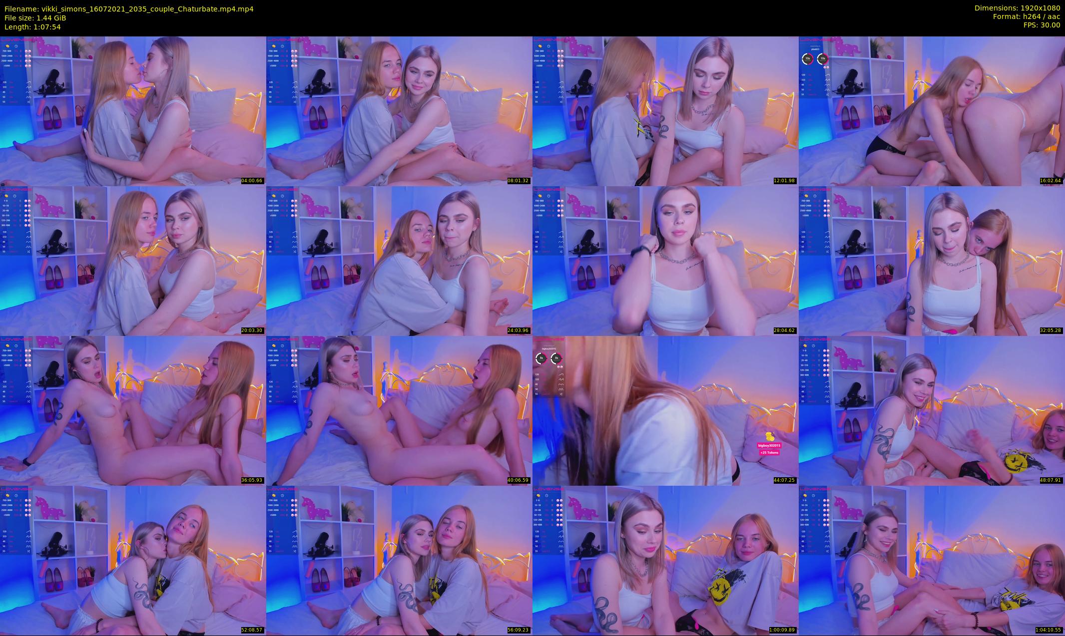 vikki_simons — 68 minute Chaturbate couple cam show recording, 1080p, Jul 16, 2021