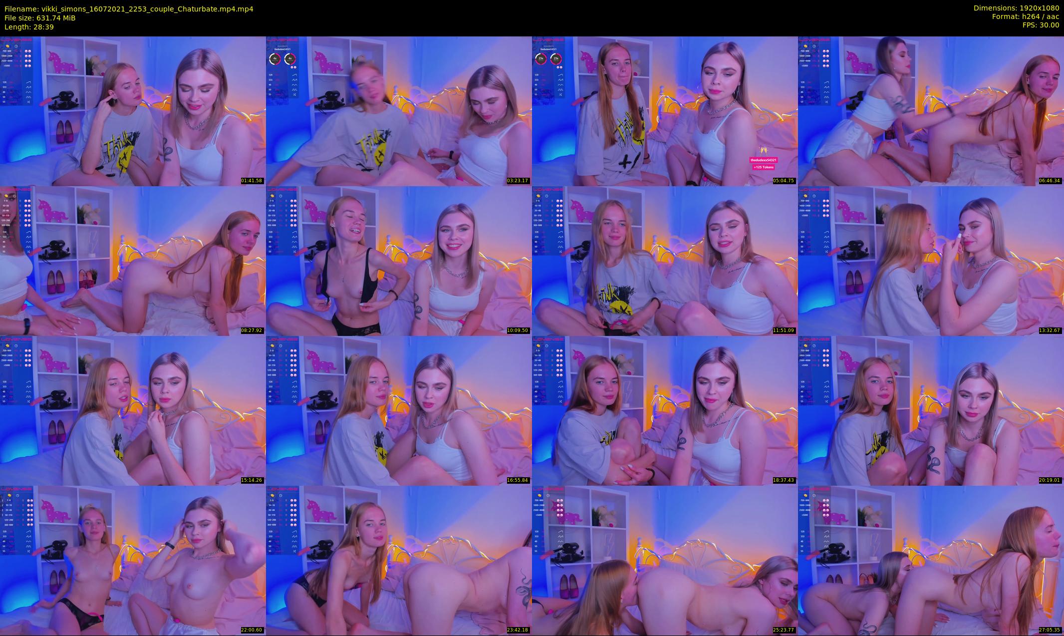 vikki_simons — 29 minute Chaturbate couple cam show recording, 1080p, Jul 16, 2021