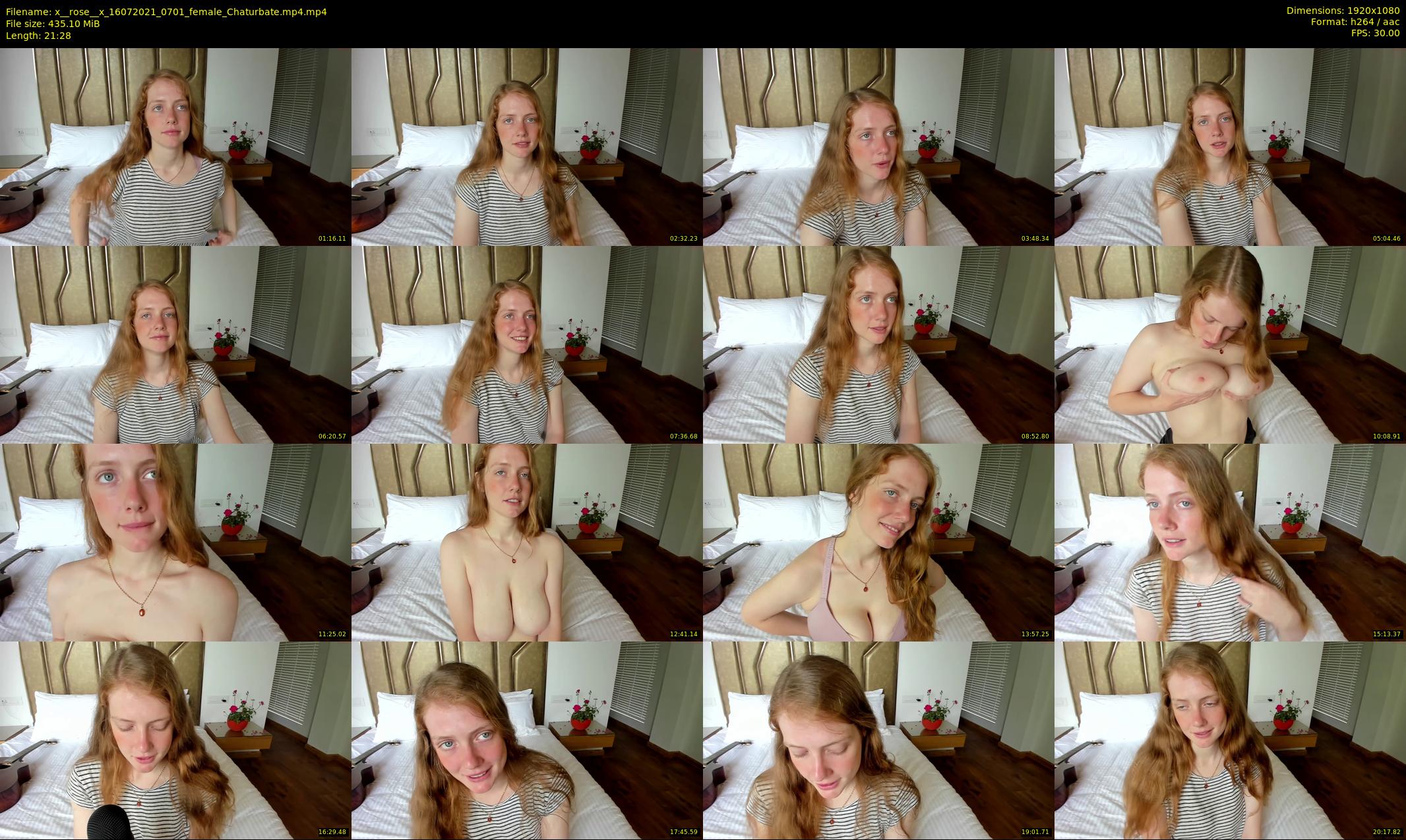 x__rose__x — 22 minute Chaturbate female cam show recording, 1080p, Jul 16, 2021