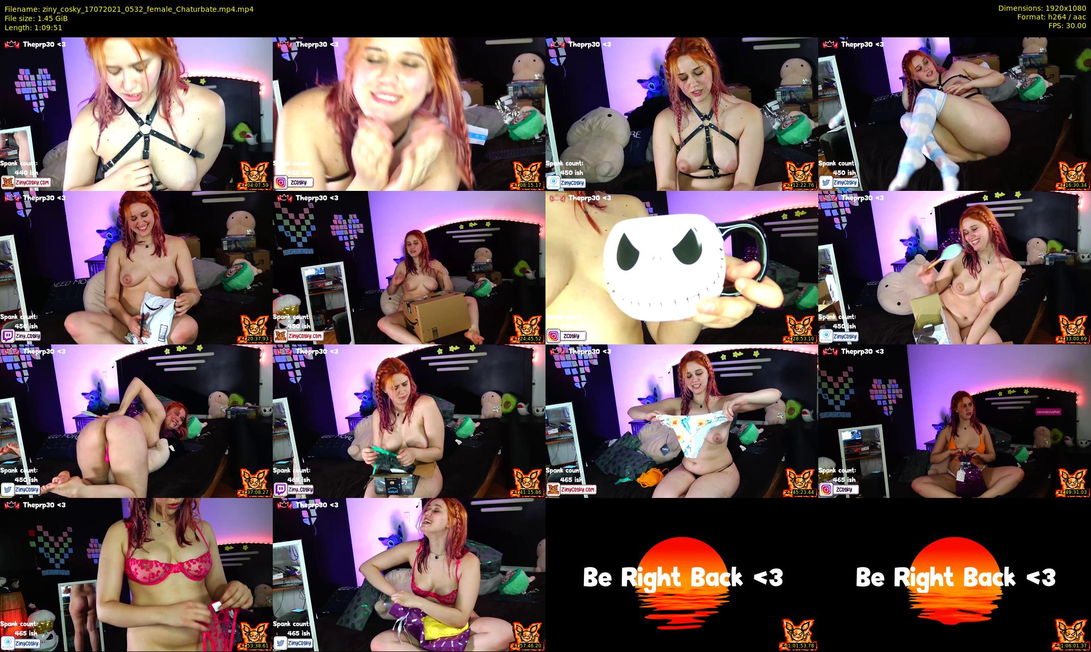 ziny_cosky — 70 minute Chaturbate female cam show recording, 1080p, Jul 17, 2021