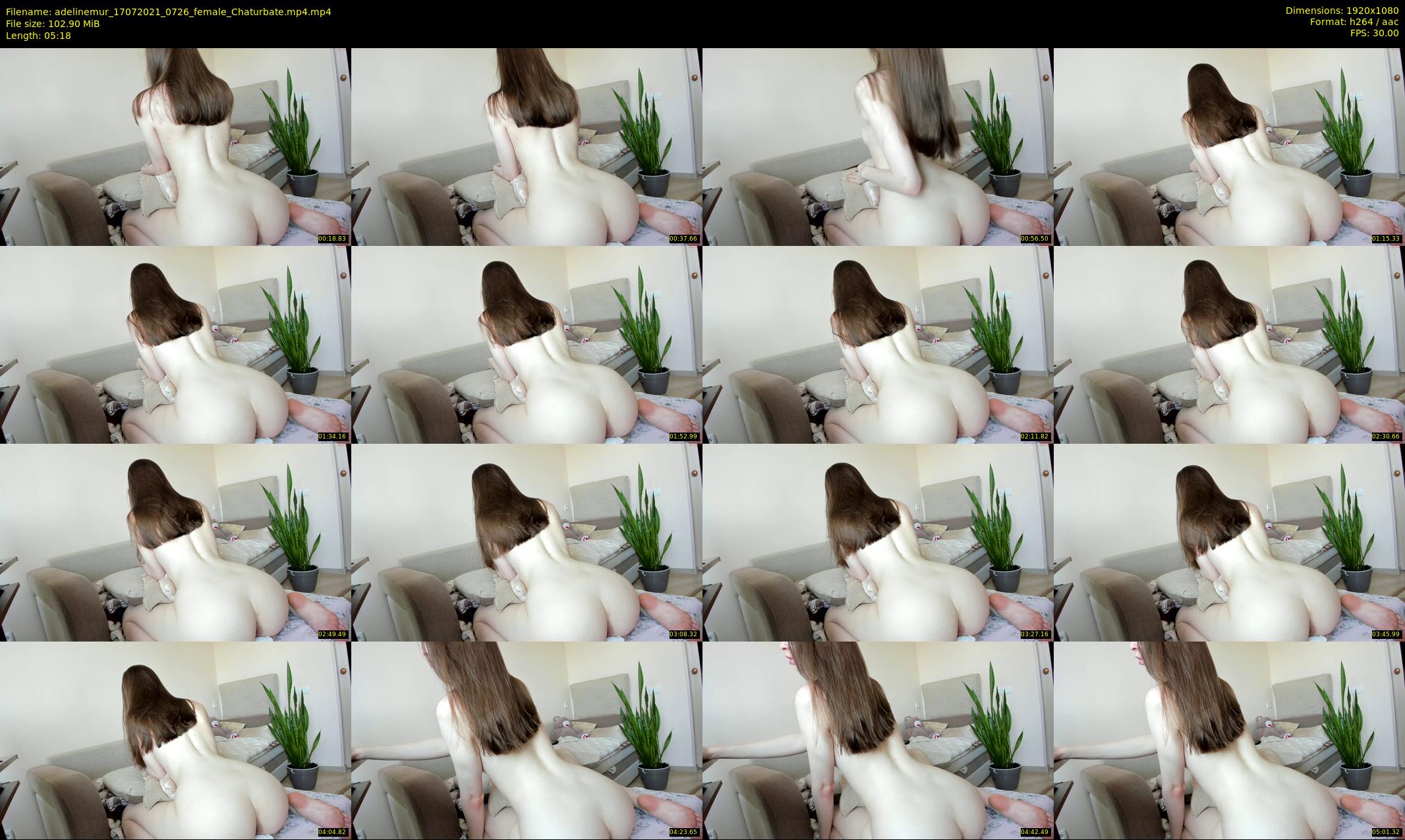 adelinemur — 6 minute Chaturbate female cam show recording, 1080p, Jul 17, 2021