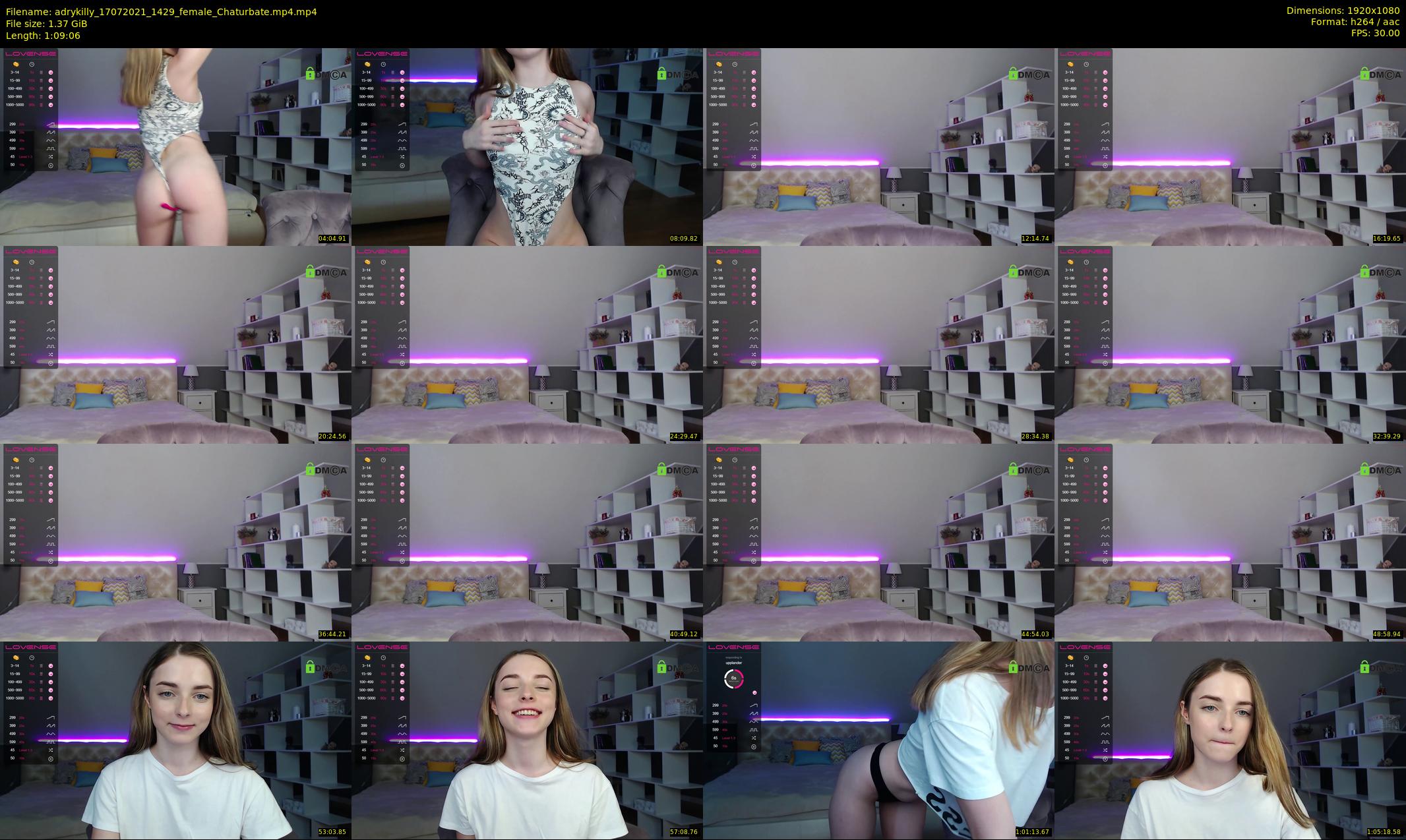 adrykilly — 70 minute Chaturbate female cam show recording, 1080p, Jul 17, 2021