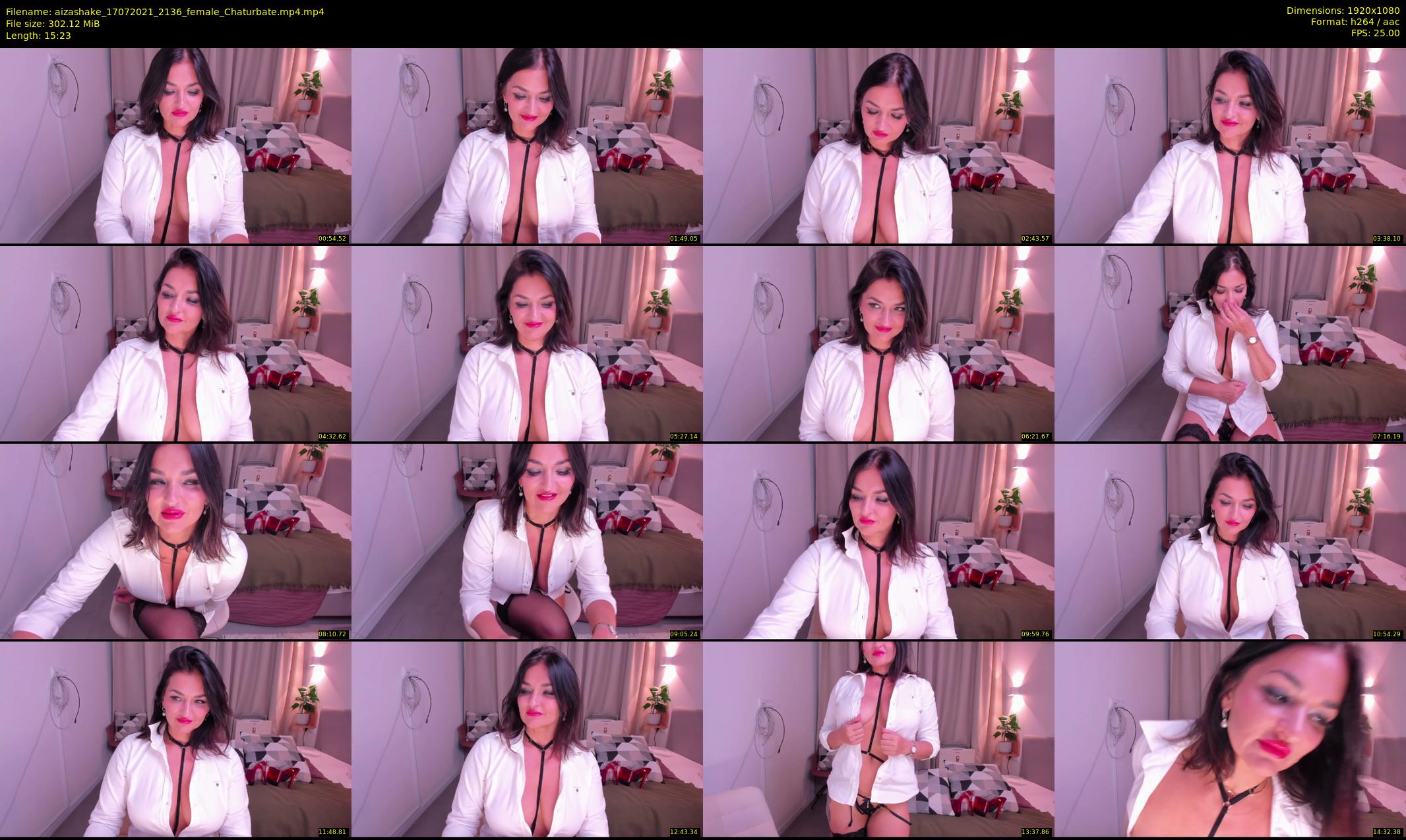 aizashake — 16 minute Chaturbate female cam show recording, 1080p, Jul 17, 2021