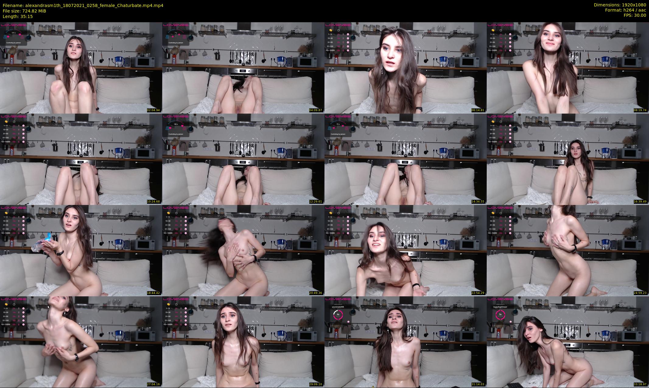 alexandrasm1th — 36 minute Chaturbate female cam show recording, 1080p, Jul 18, 2021