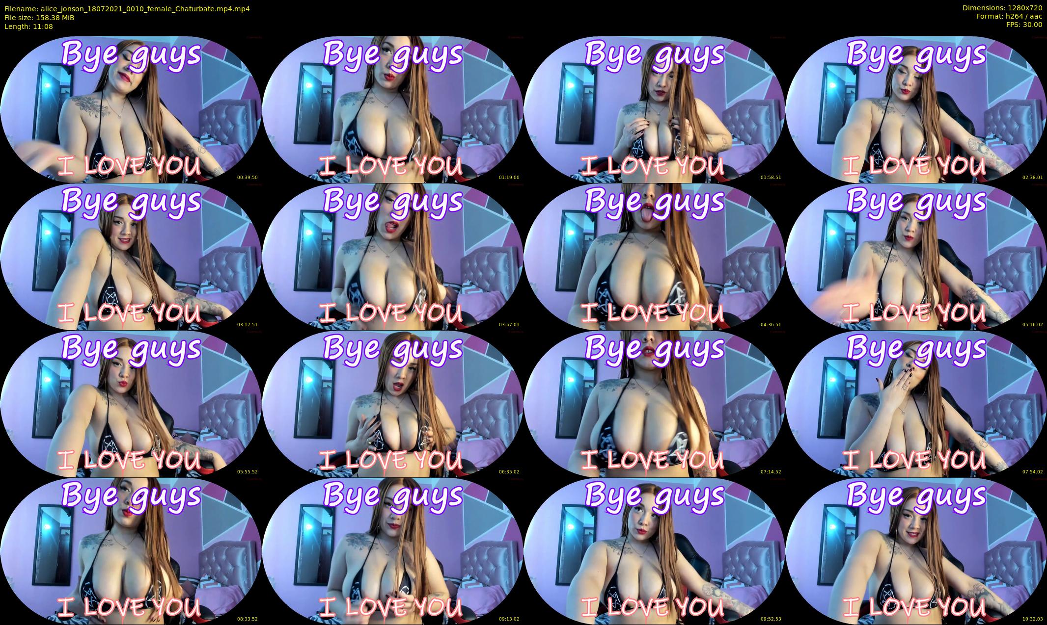 alice_jonson — 12 minute Chaturbate female cam show recording, 720p, Jul 18, 2021