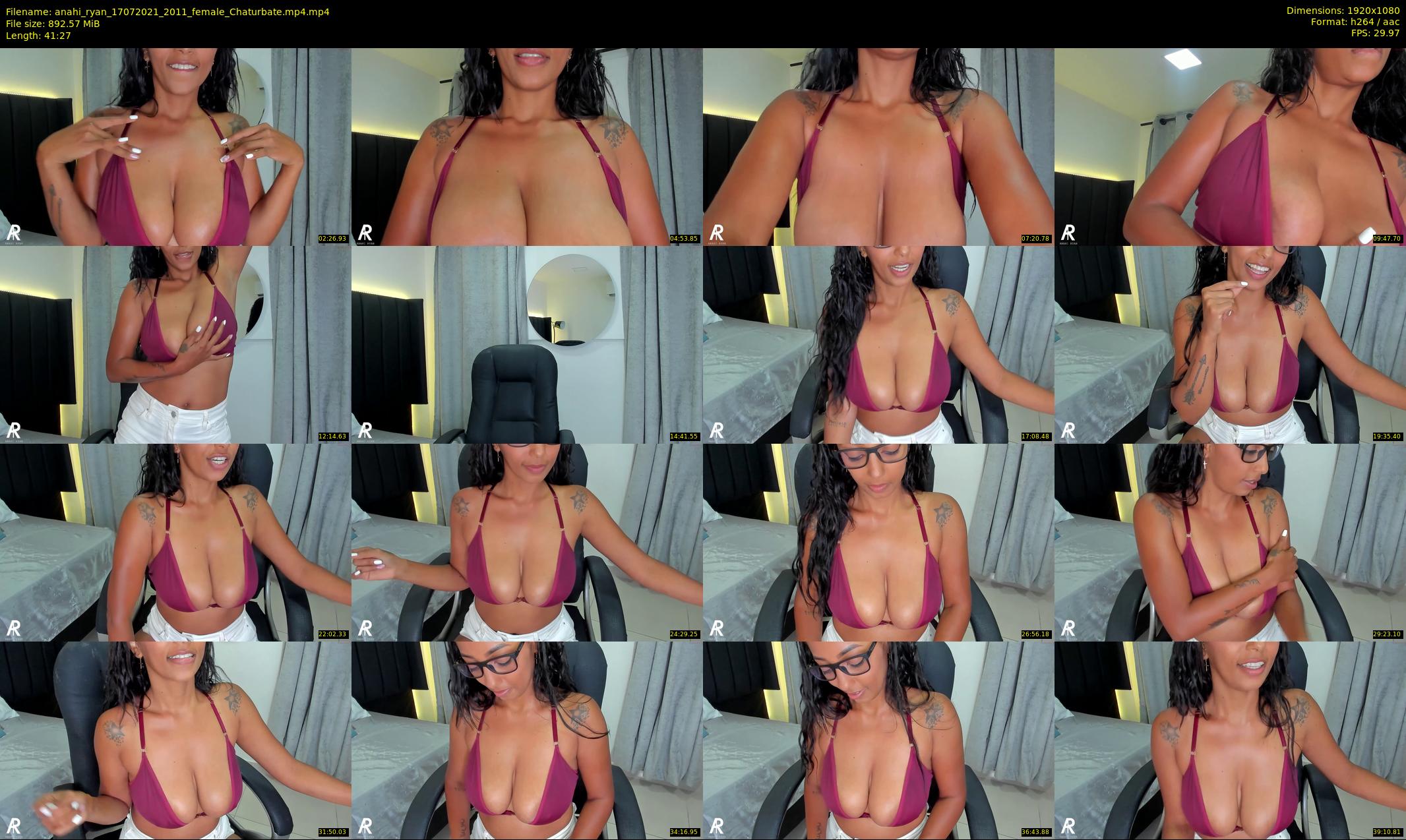 anahi_ryan — 42 minute Chaturbate female cam show recording, 1080p, Jul 17, 2021