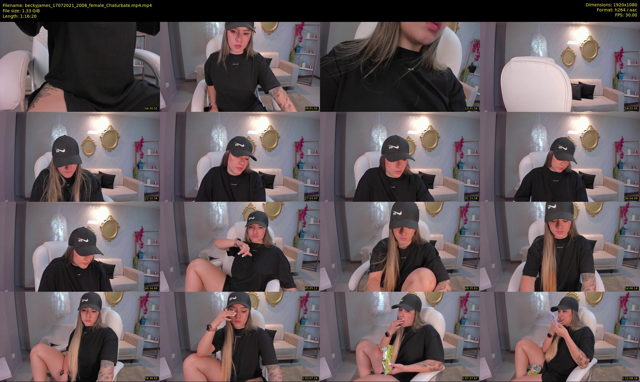 beckyjames — 77 minute Chaturbate female cam show recording, 1080p, Jul 17, 2021