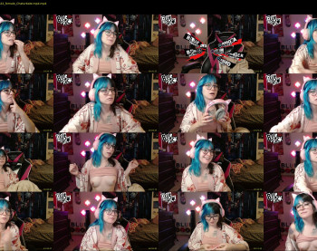 blueasfuck — 57 minute Chaturbate female cam show recording, 1080p, Jul 17, 2021