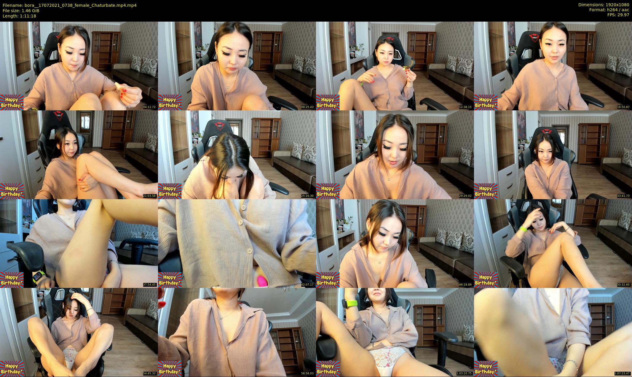 bora_ — 72 minute Chaturbate female cam show recording, 1080p, Jul 17, 2021