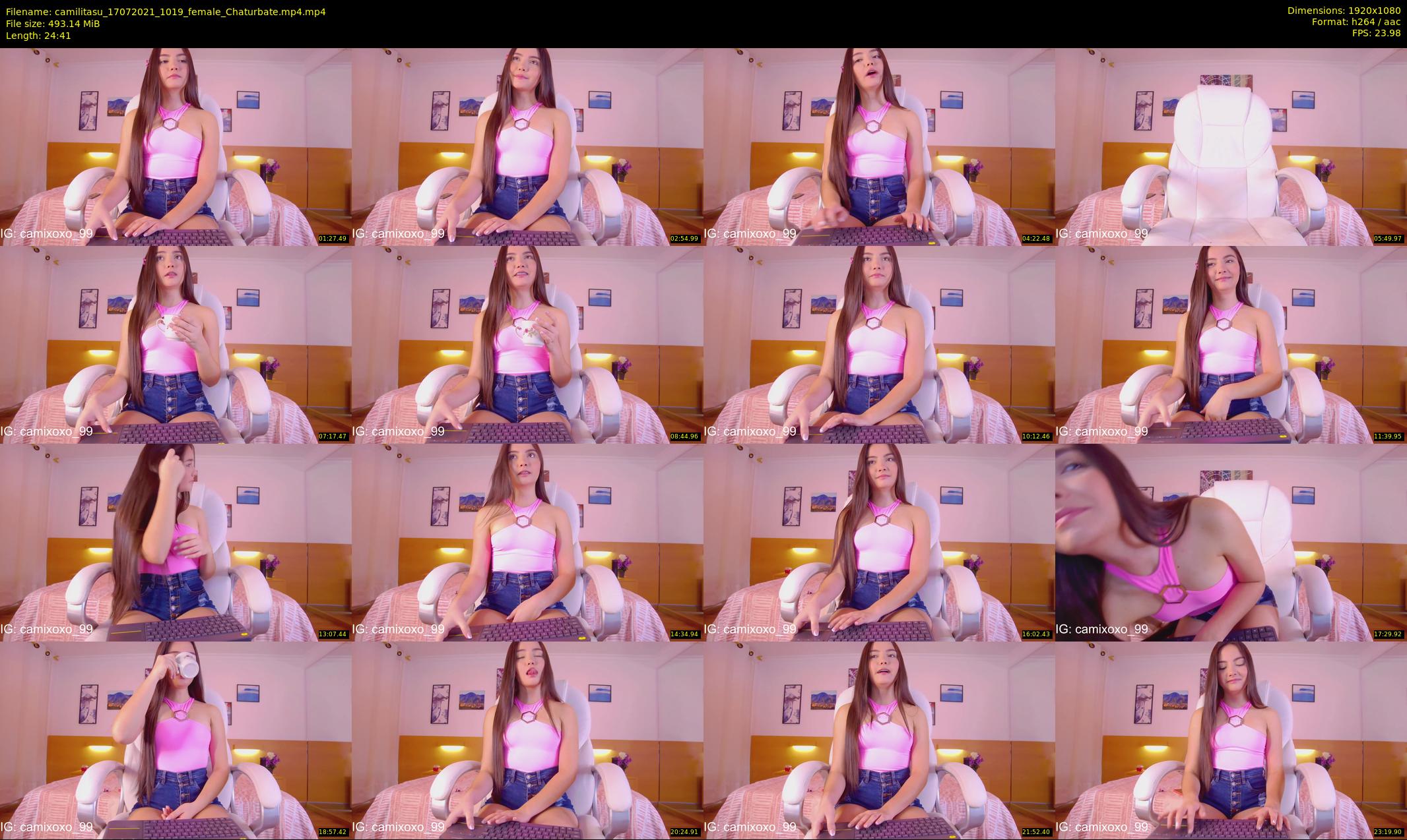 camilitasu — 25 minute Chaturbate female cam show recording, 1080p, Jul 17, 2021