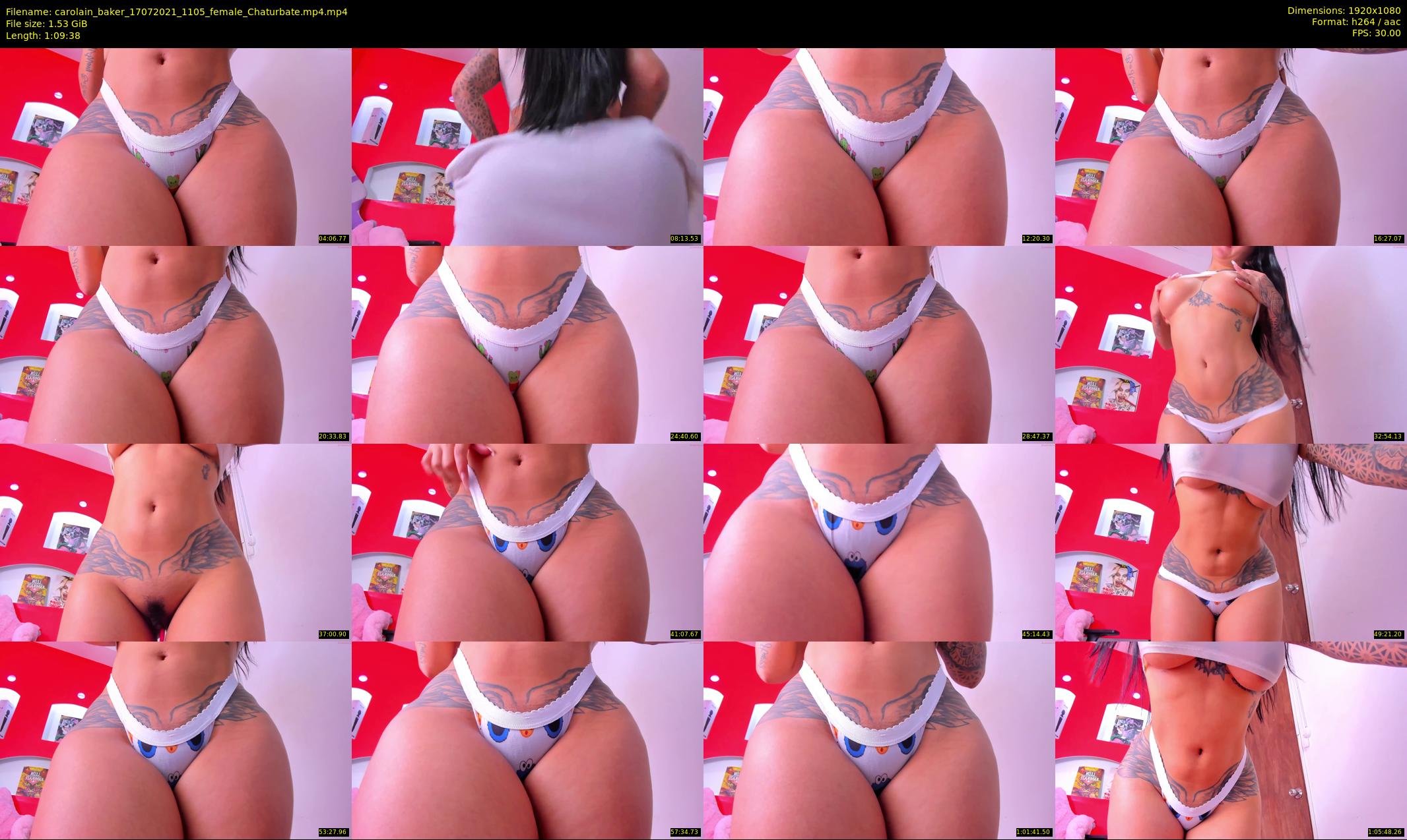 carolain_baker — 70 minute Chaturbate female cam show recording, 1080p, Jul 17, 2021