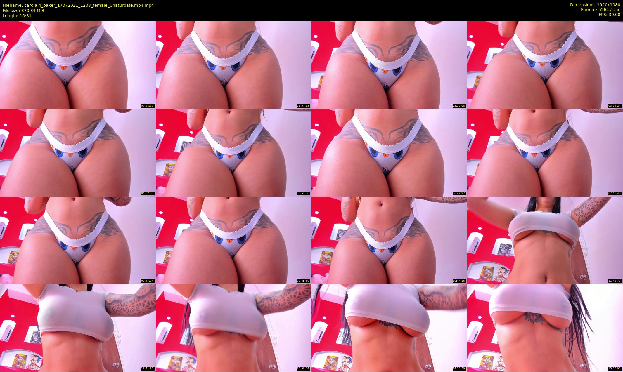 carolain_baker — 17 minute Chaturbate female cam show recording, 1080p, Jul 17, 2021