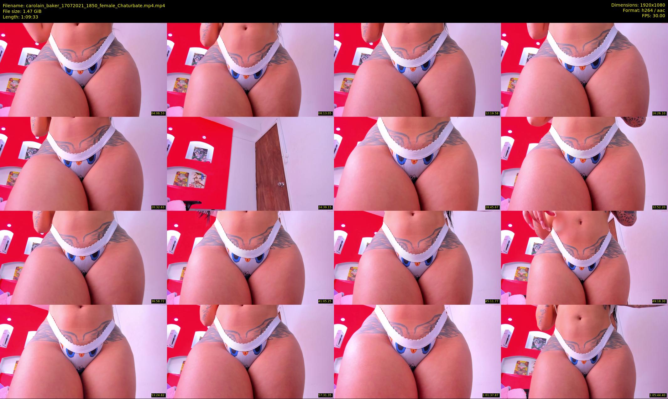 carolain_baker — 70 minute Chaturbate female cam show recording, 1080p, Jul 17, 2021
