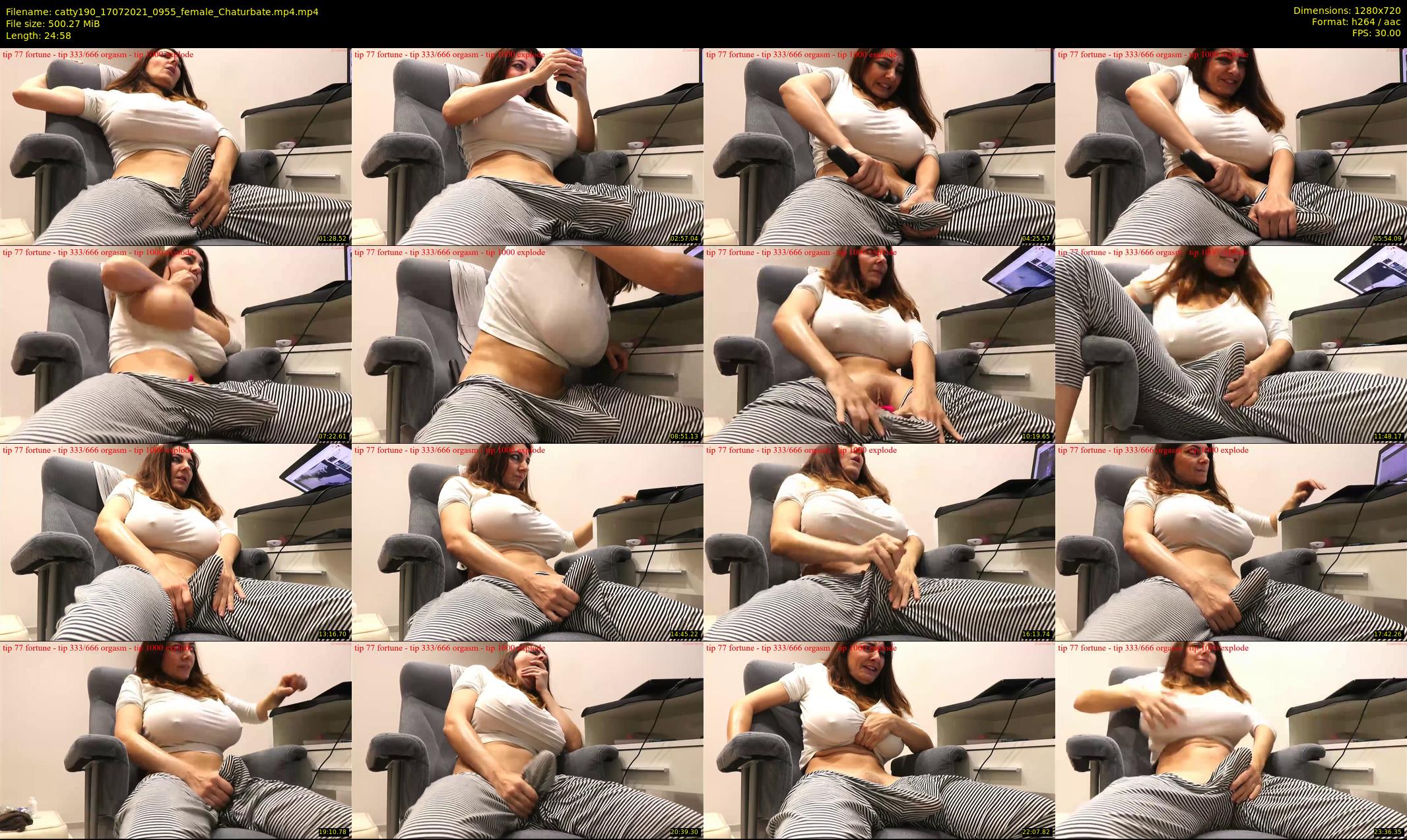catty190 — 25 minute Chaturbate female cam show recording, 720p, Jul 17, 2021