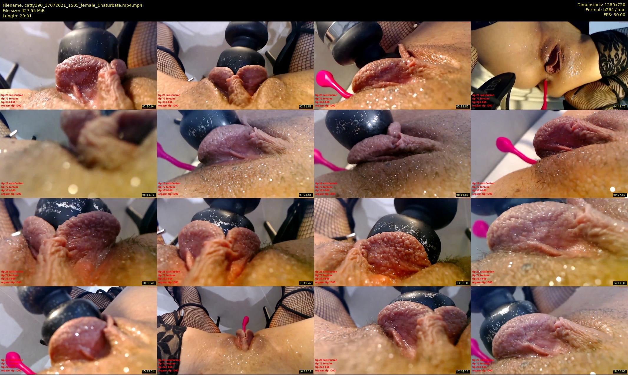 catty190 — 21 minute Chaturbate female cam show recording, 720p, Jul 17, 2021