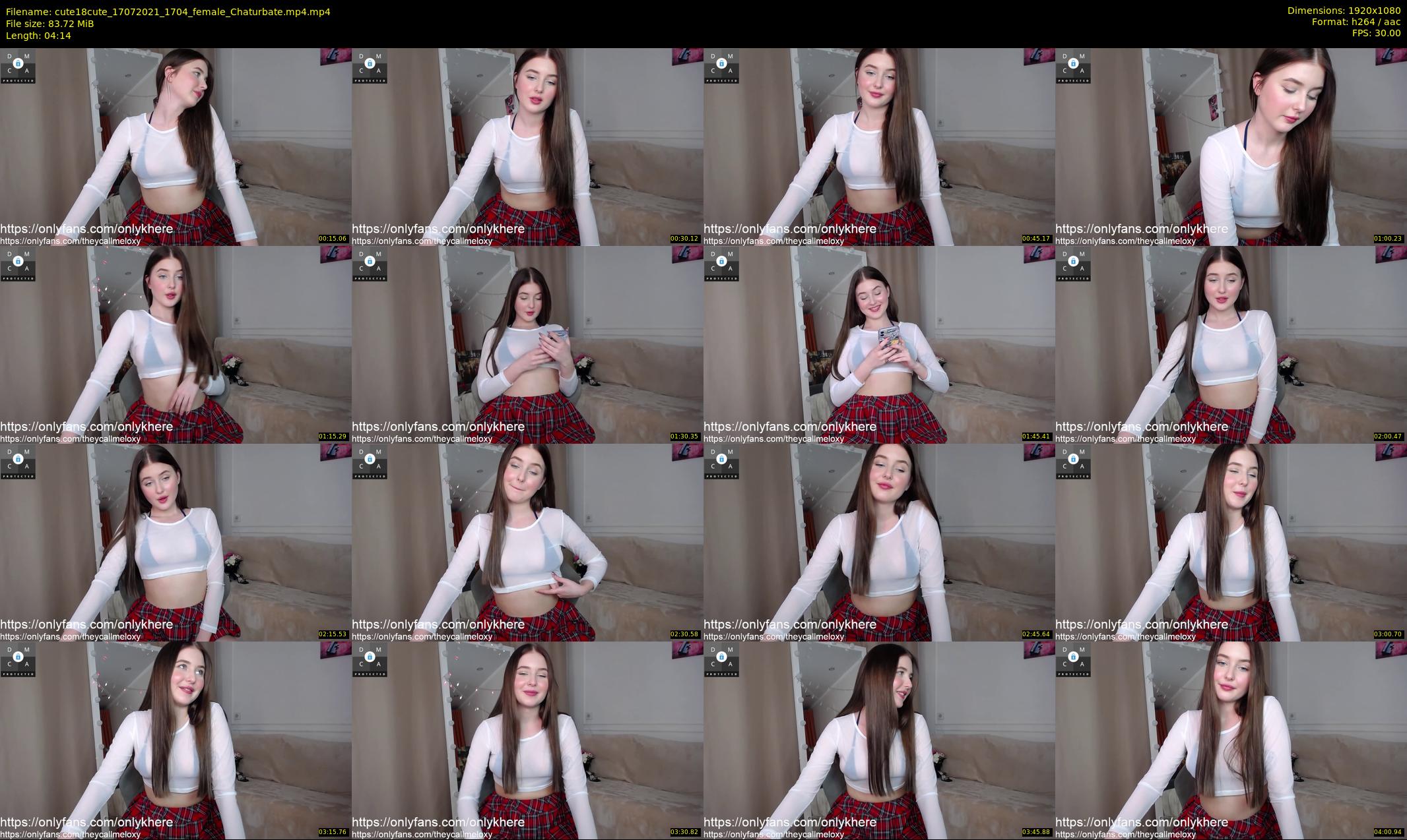 cute18cute — 5 minute Chaturbate female cam show recording, 1080p, Jul 17, 2021