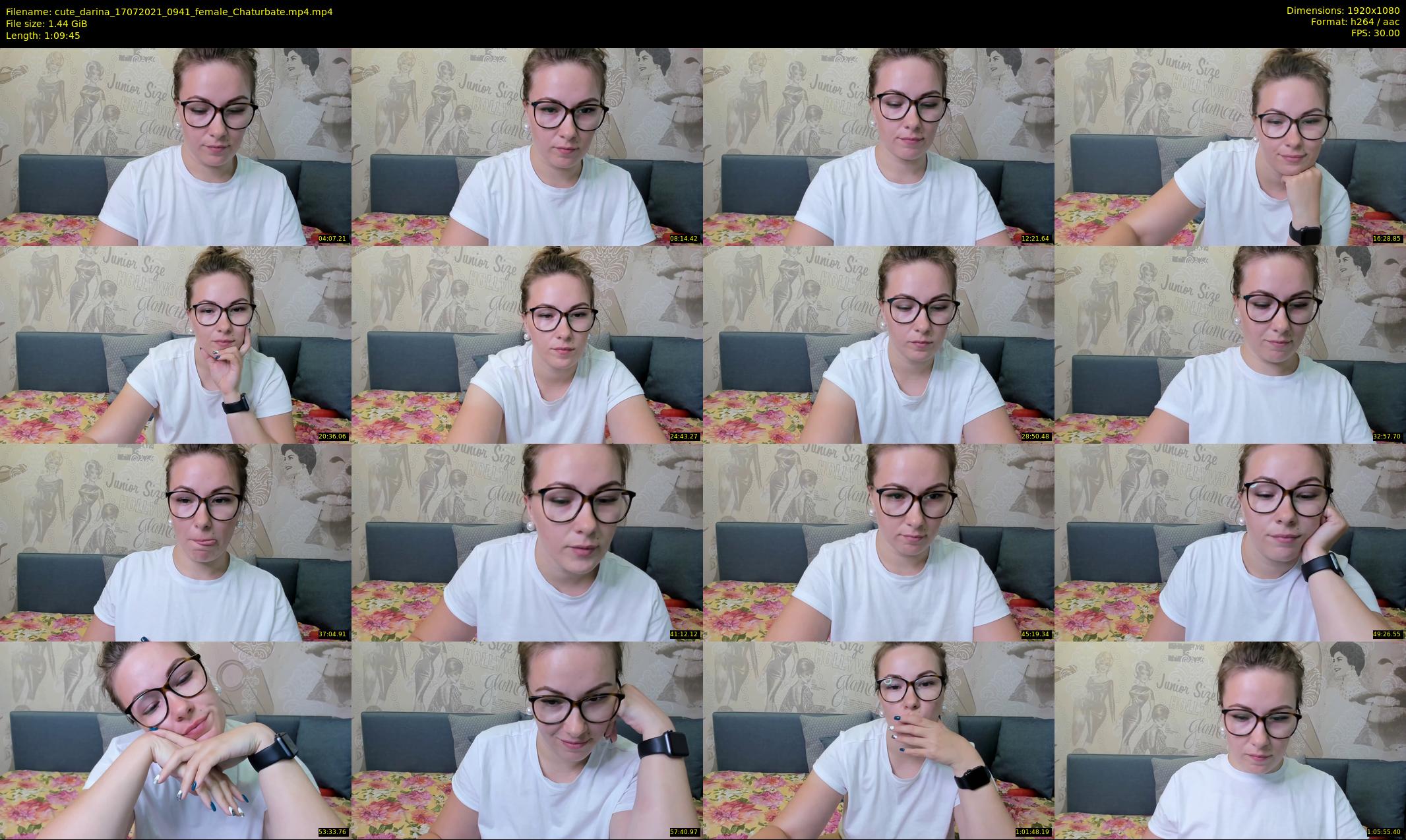 cute_darina — 70 minute Chaturbate female cam show recording, 1080p, Jul 17, 2021