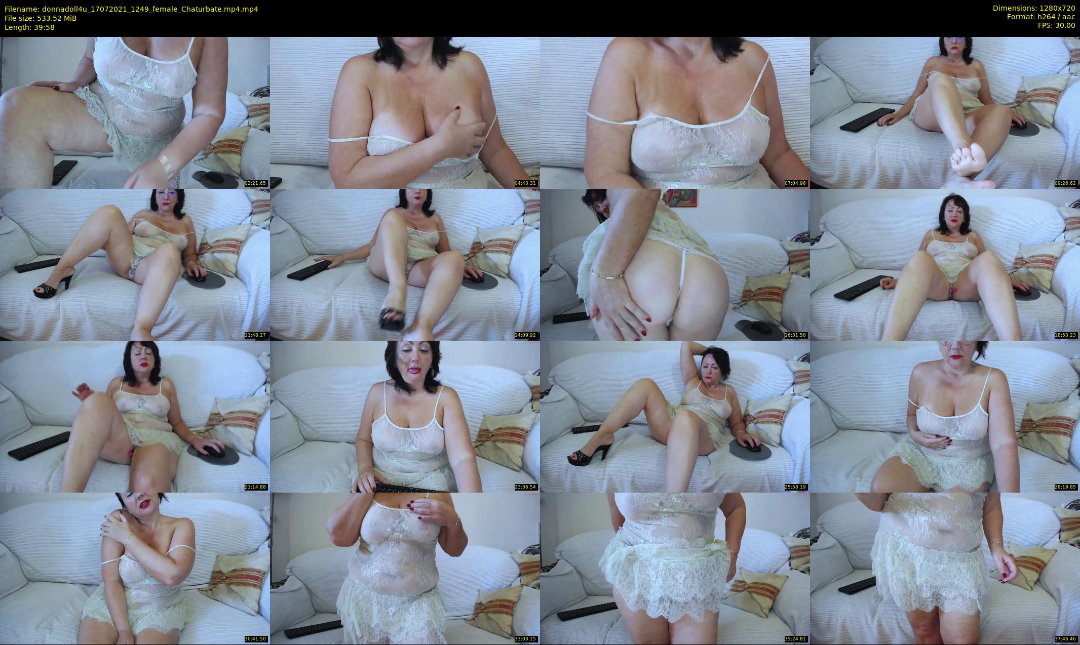 donnadoll4u — 40 minute Chaturbate female cam show recording, 720p, Jul 17, 2021