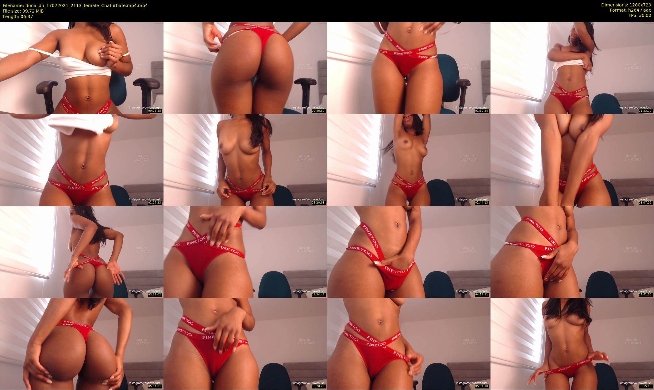 duna_du — 7 minute Chaturbate female cam show recording, 720p, Jul 17, 2021