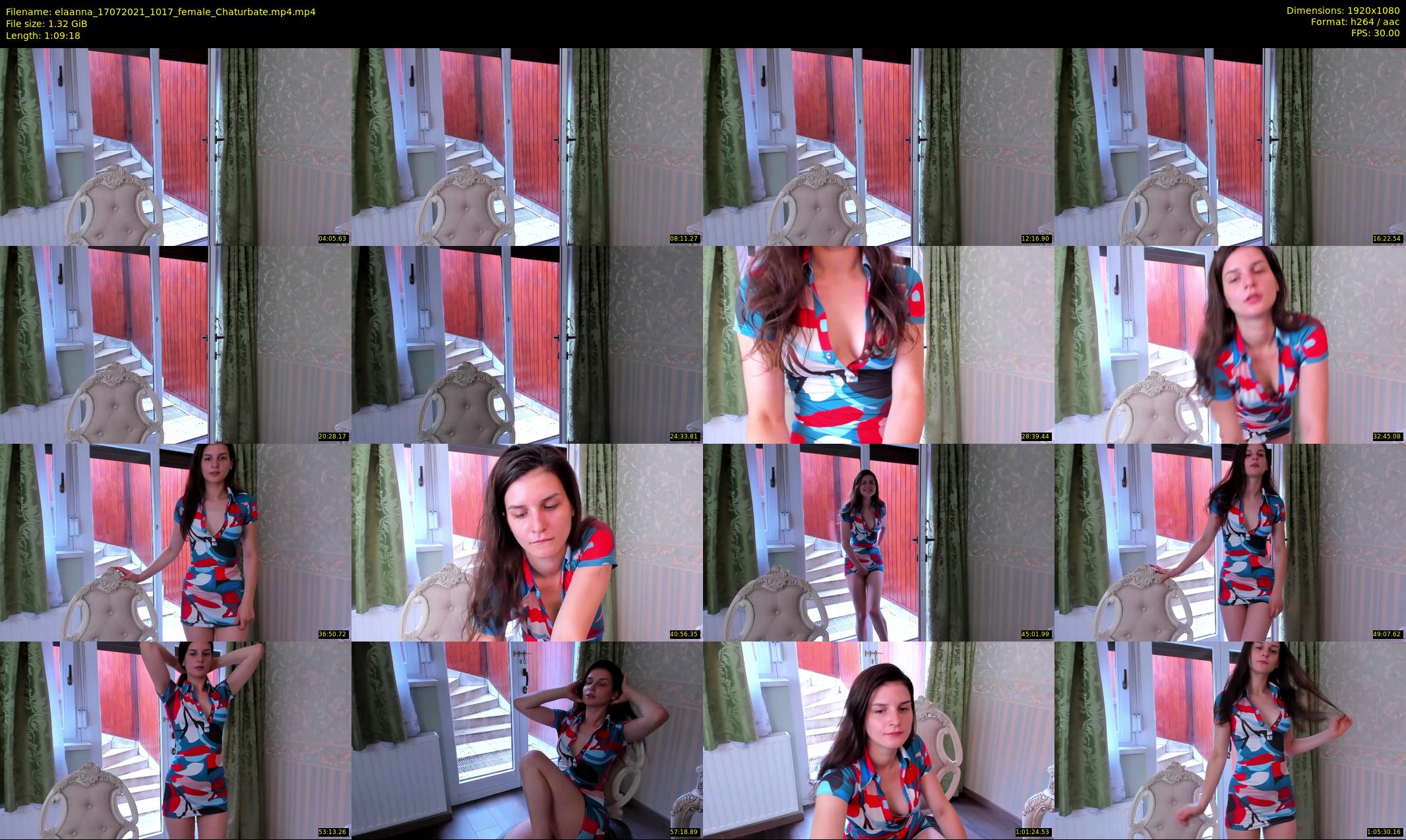 elaanna — 70 minute Chaturbate female cam show recording, 1080p, Jul 17, 2021