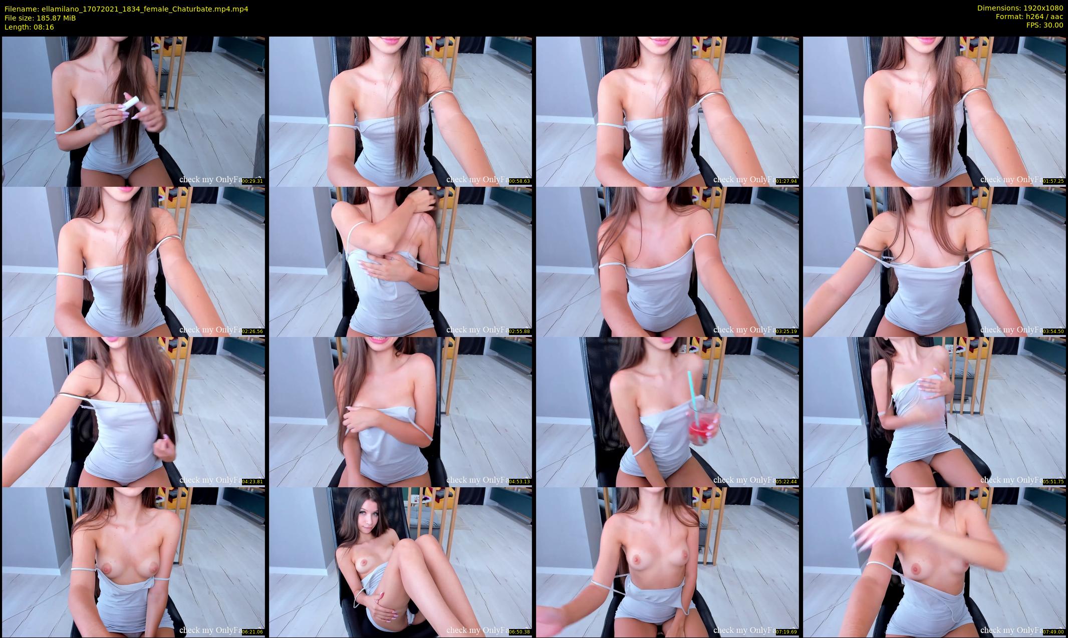 ellamilano — 9 minute Chaturbate female cam show recording, 1080p, Jul 17, 2021