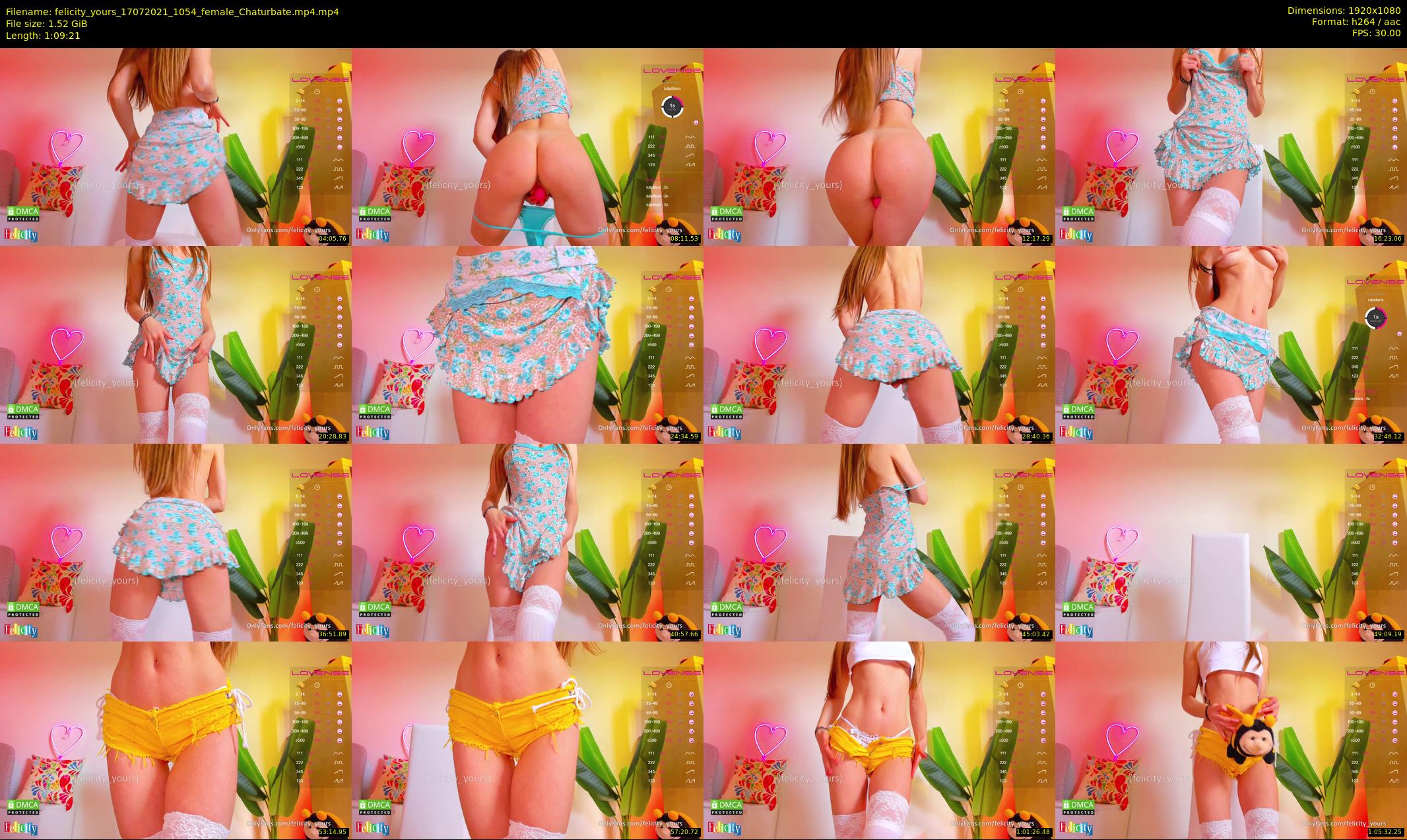 felicity_yours — 70 minute Chaturbate female cam show recording, 1080p, Jul 17, 2021