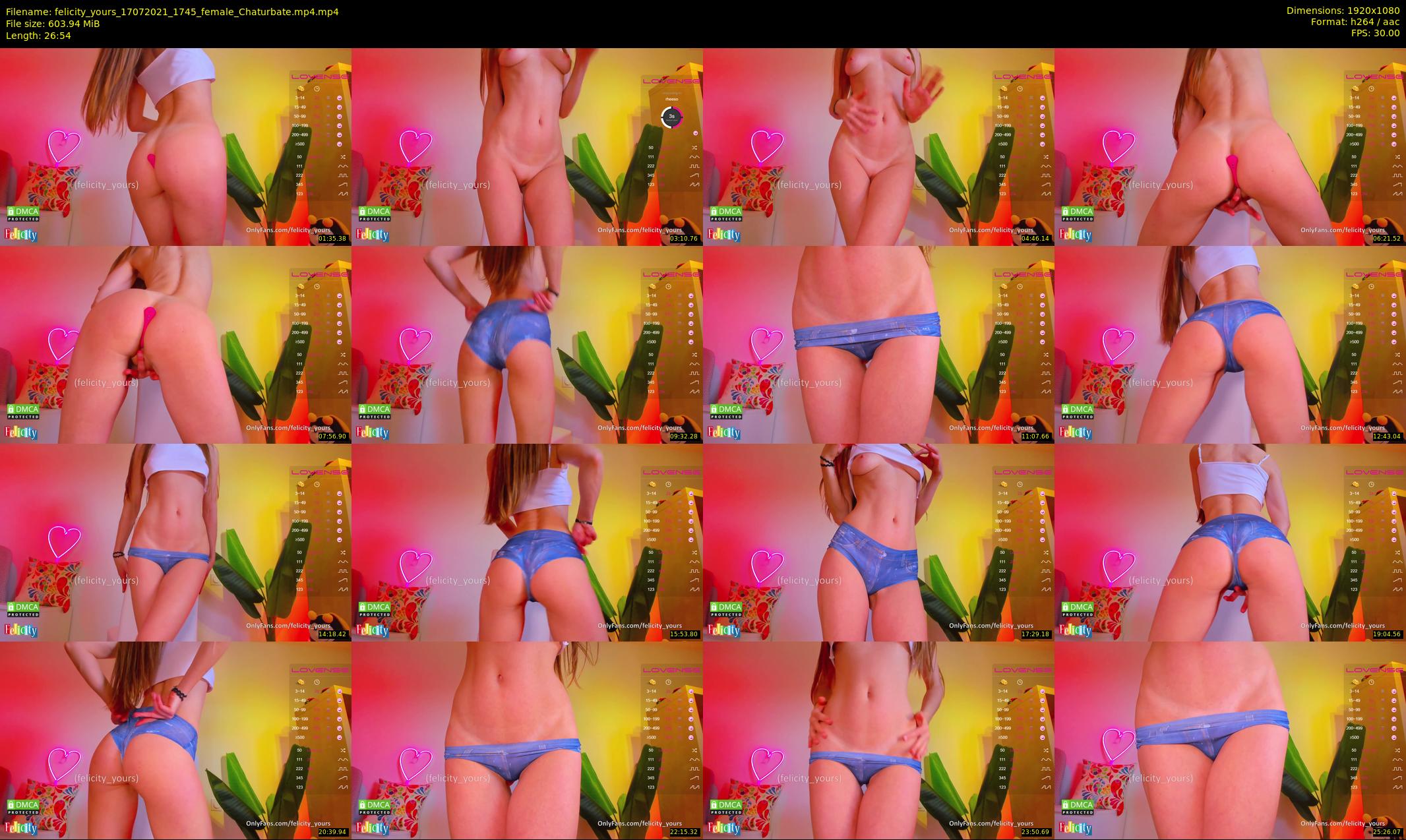 felicity_yours — 27 minute Chaturbate female cam show recording, 1080p, Jul 17, 2021