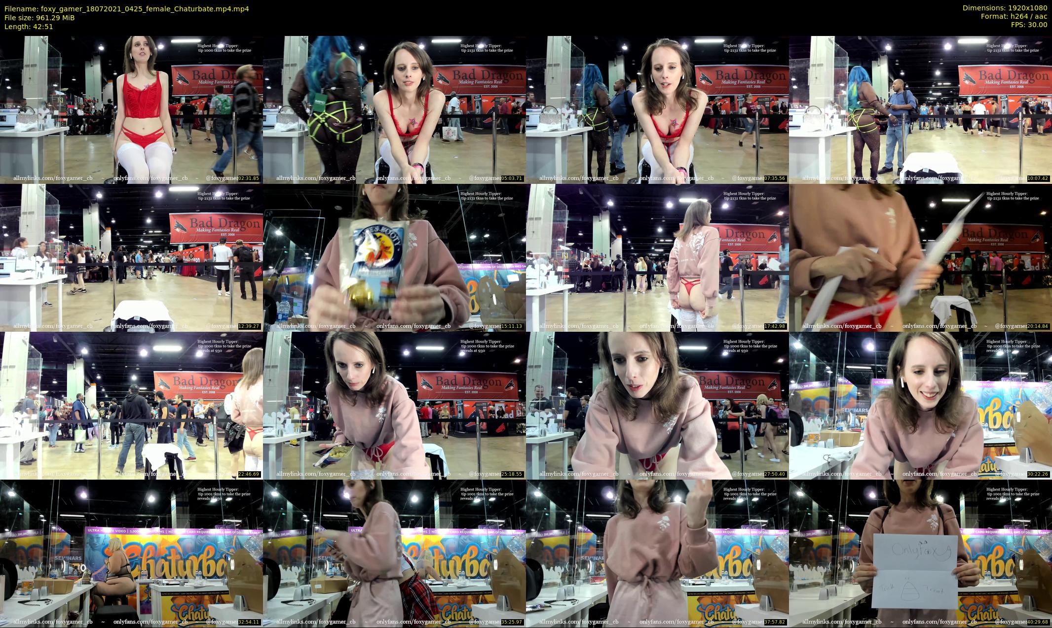 foxy_gamer — 43 minute Chaturbate female cam show recording, 1080p, Jul 18, 2021