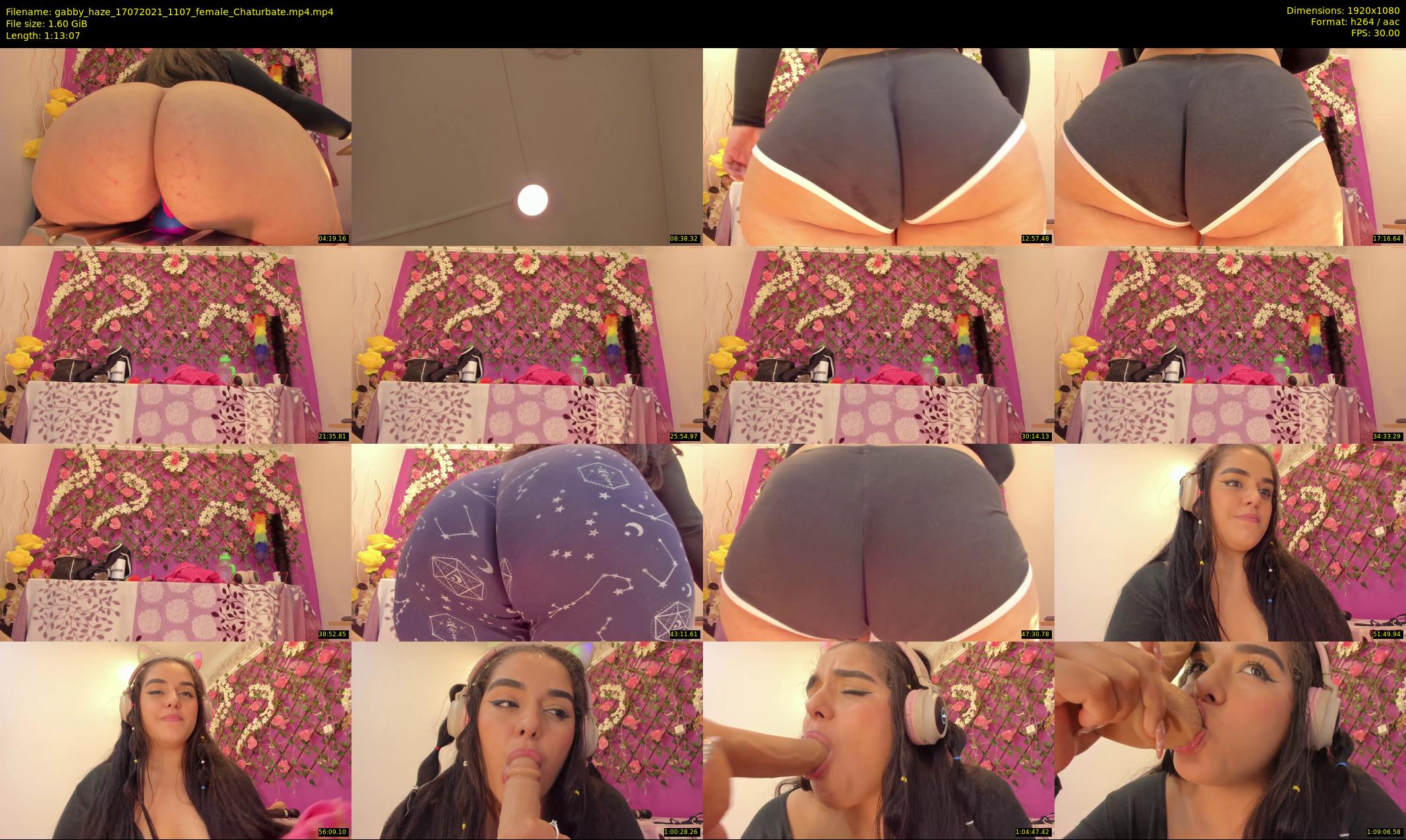 gabby_haze — 74 minute Chaturbate female cam show recording, 1080p, Jul 17, 2021