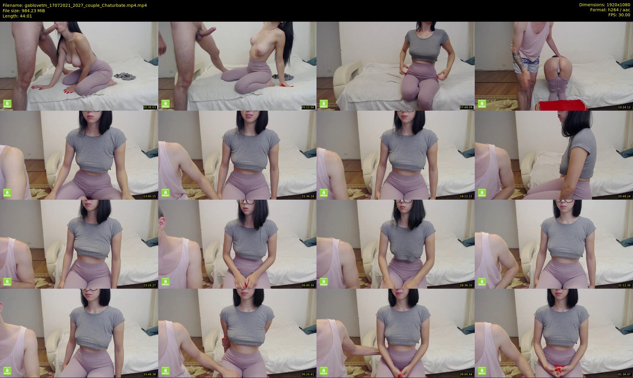 gablovetm — 45 minute Chaturbate couple cam show recording, 1080p, Jul 17, 2021