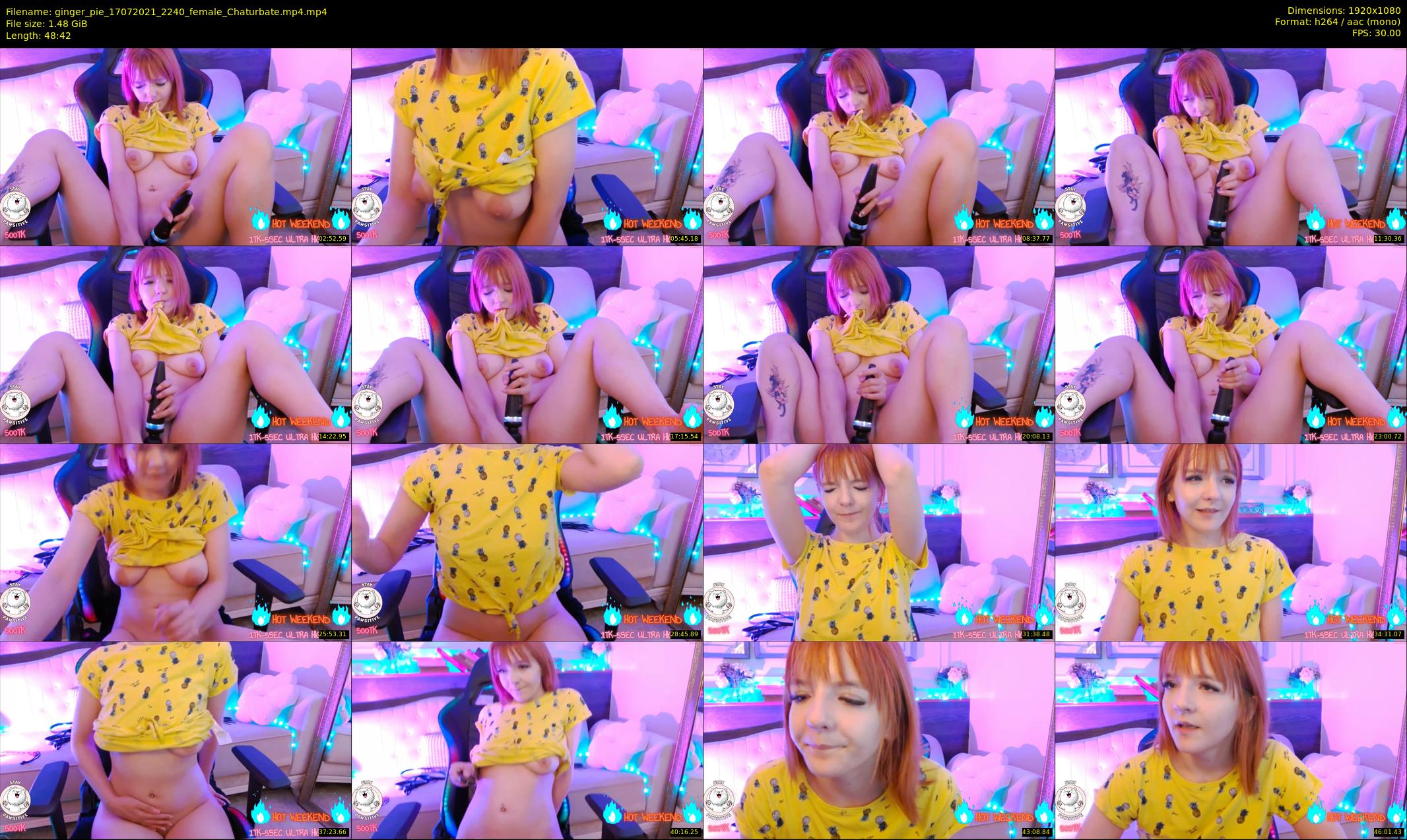 ginger_pie — 49 minute Chaturbate female cam show recording, 1080p, Jul 17, 2021
