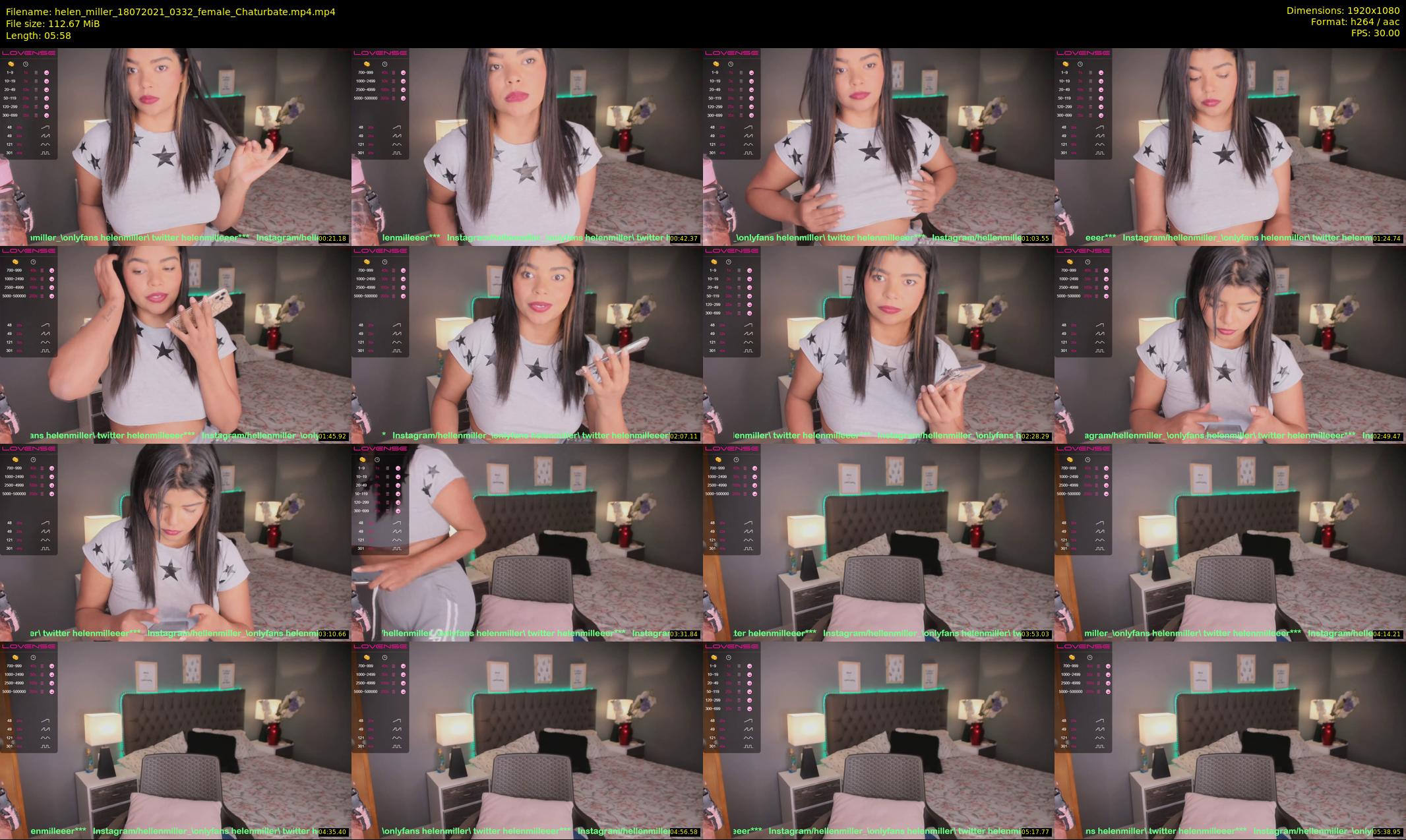 helen_miller — 6 minute Chaturbate female cam show recording, 1080p, Jul 18, 2021