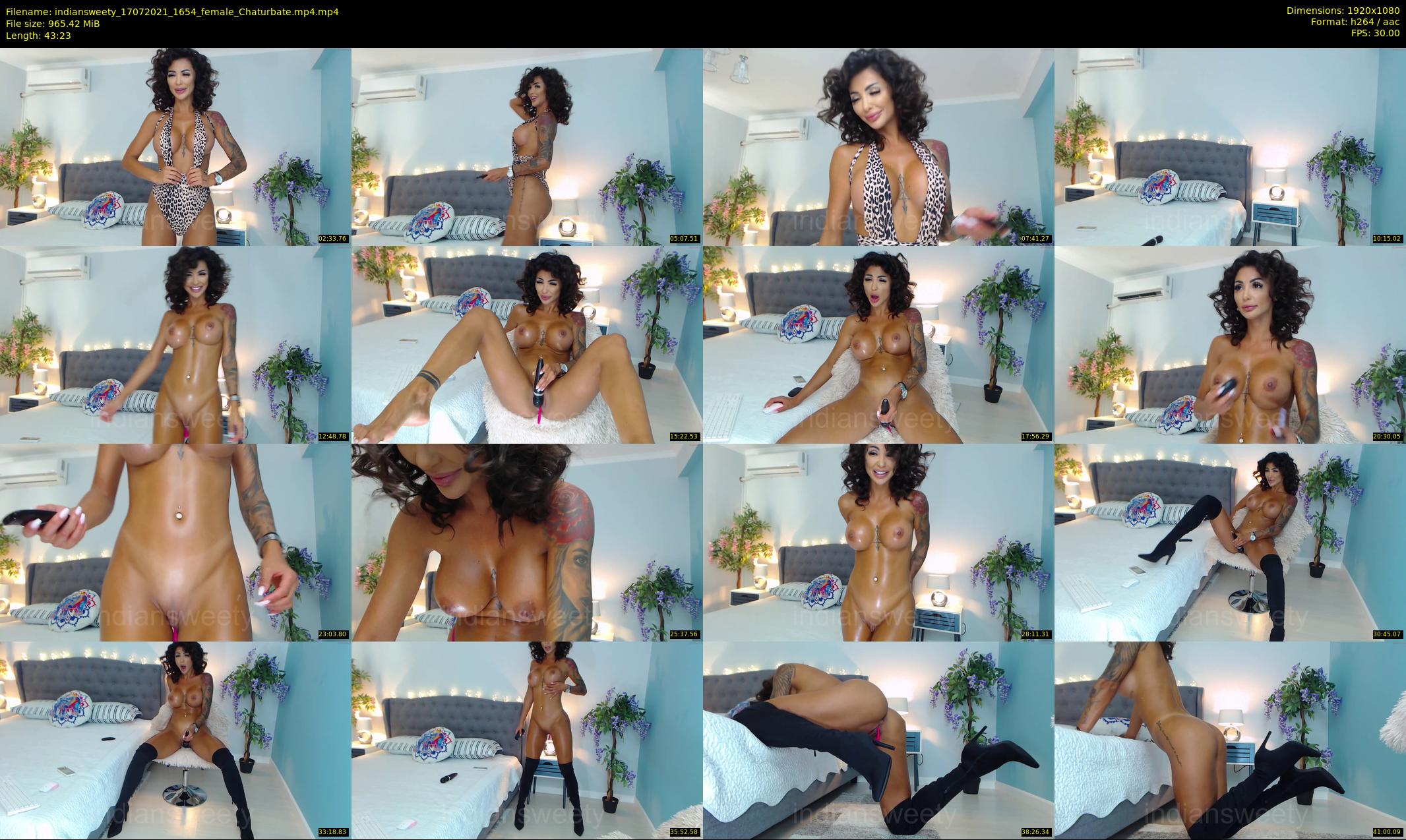 indiansweety — 44 minute Chaturbate female cam show recording, 1080p, Jul 17, 2021