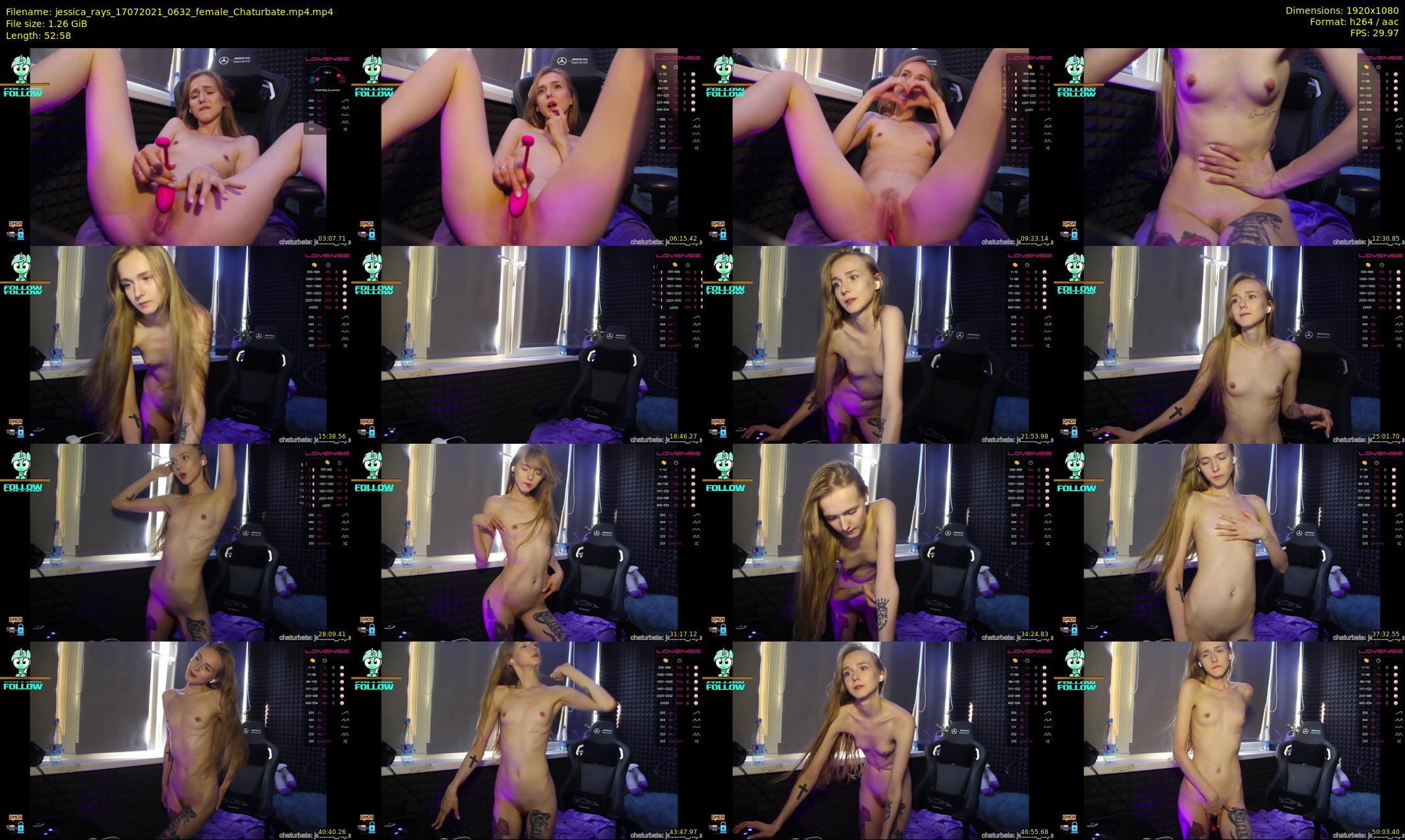 jessica_rays — 53 minute Chaturbate couple cam show recording, 1080p, Jul 17, 2021