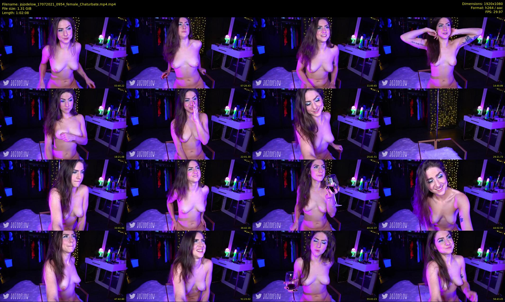 jojodelow — 63 minute Chaturbate female cam show recording, 1080p, Jul 17, 2021