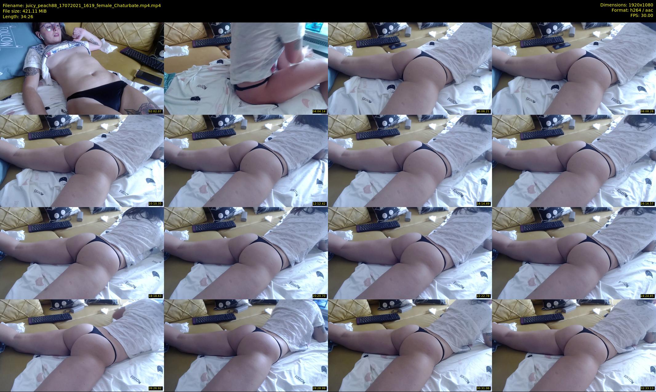 juicy_peach88 — 35 minute Chaturbate female cam show recording, 1080p, Jul 17, 2021
