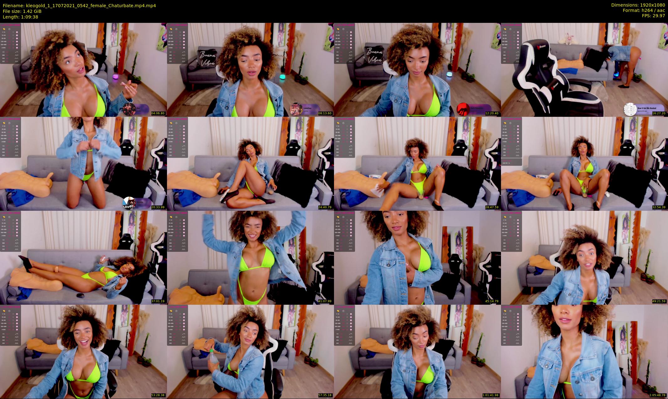 kleogold_1 — 70 minute Chaturbate female cam show recording, 1080p, Jul 17, 2021