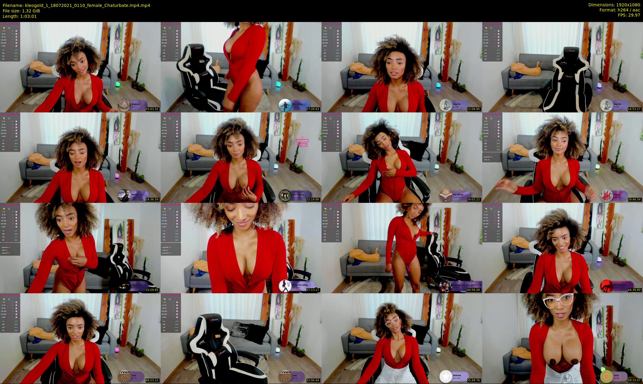 kleogold_1 — 64 minute Chaturbate female cam show recording, 1080p, Jul 18, 2021