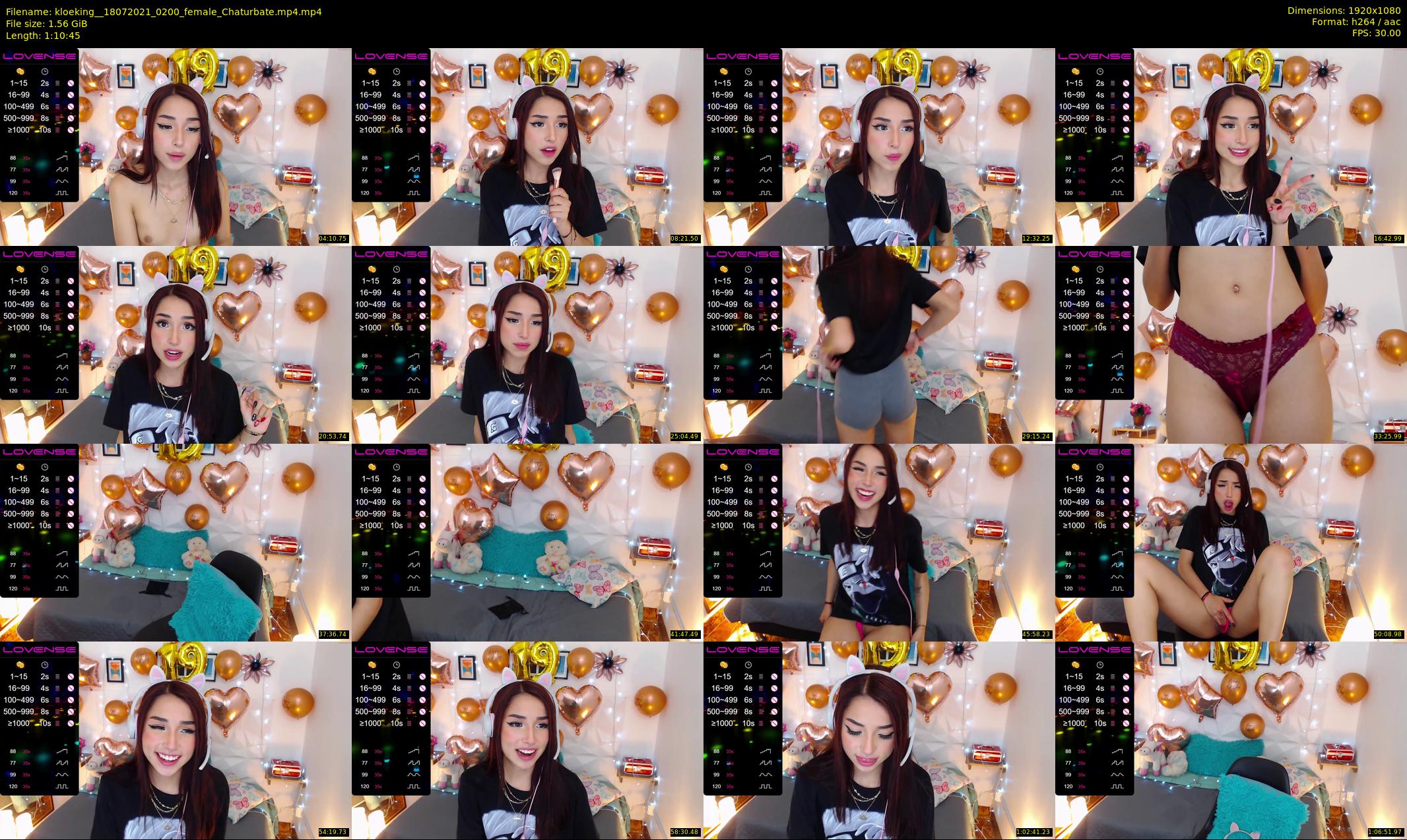 kloeking_ — 71 minute Chaturbate female cam show recording, 1080p, Jul 18, 2021