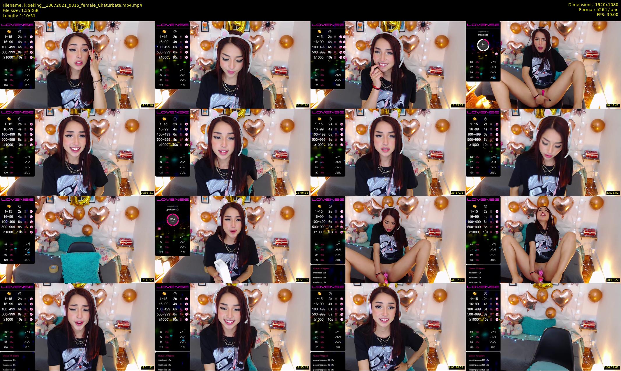 kloeking_ — 71 minute Chaturbate female cam show recording, 1080p, Jul 18, 2021