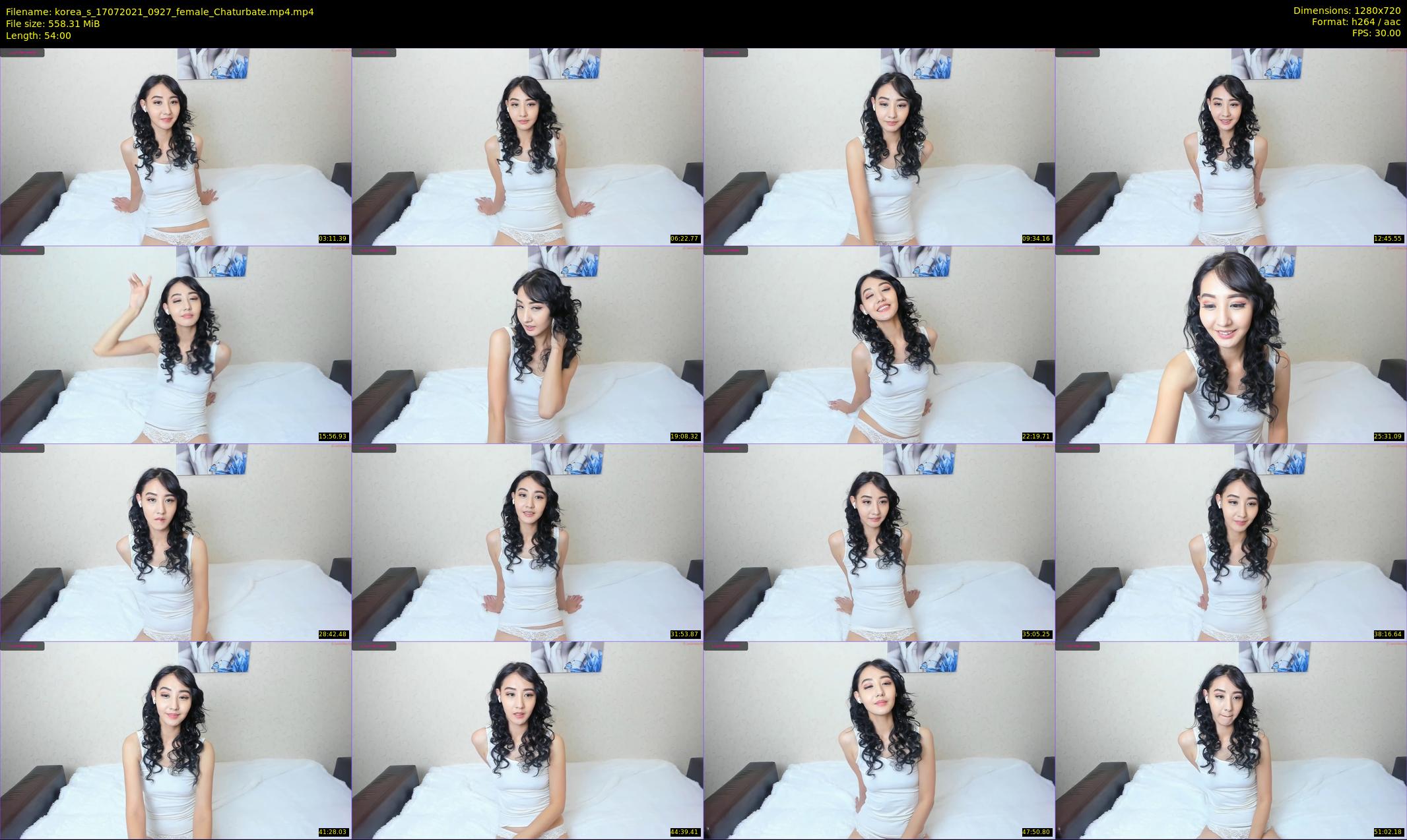 korea_s — 54 minute Chaturbate female cam show recording, 720p, Jul 17, 2021