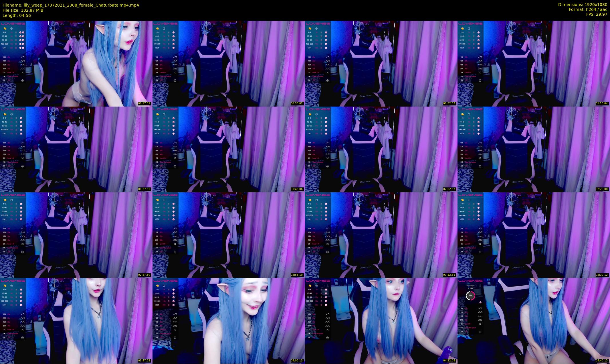lily_weep — 5 minute Chaturbate female cam show recording, 1080p, Jul 17, 2021